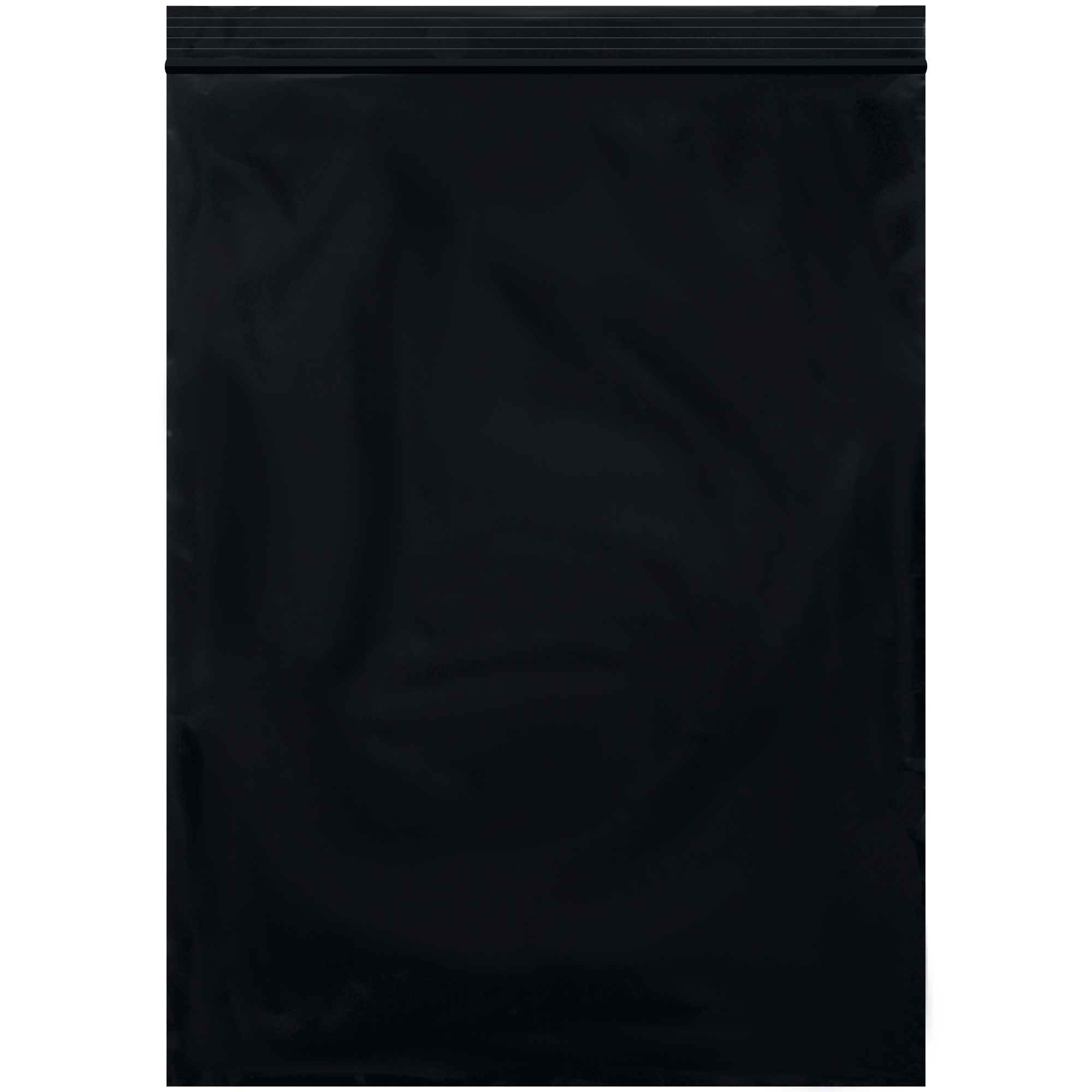 Reclosable 2 Mil Poly Bags, 9" x 12", Black, 1000/Case