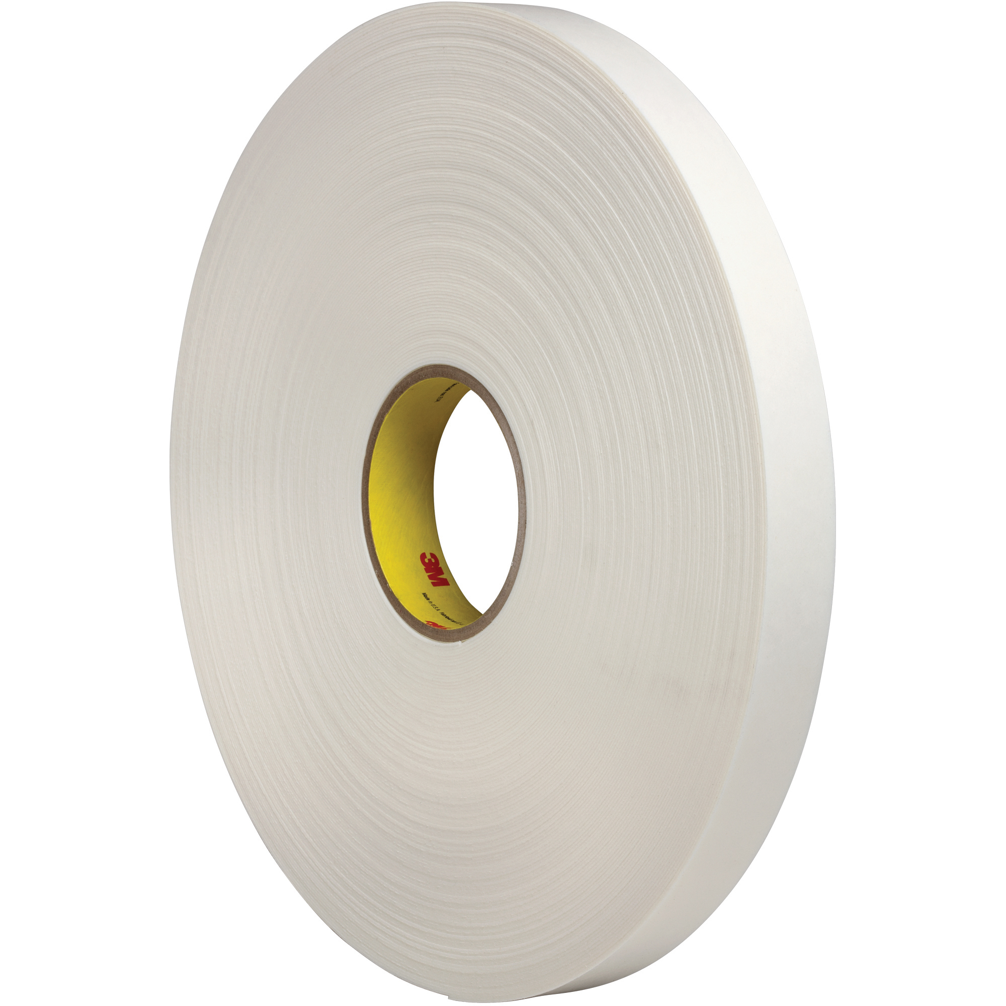 3M™ 4462 Double Sided Foam Tape, 1" x 72 yds., 1/32", White, 9/Case