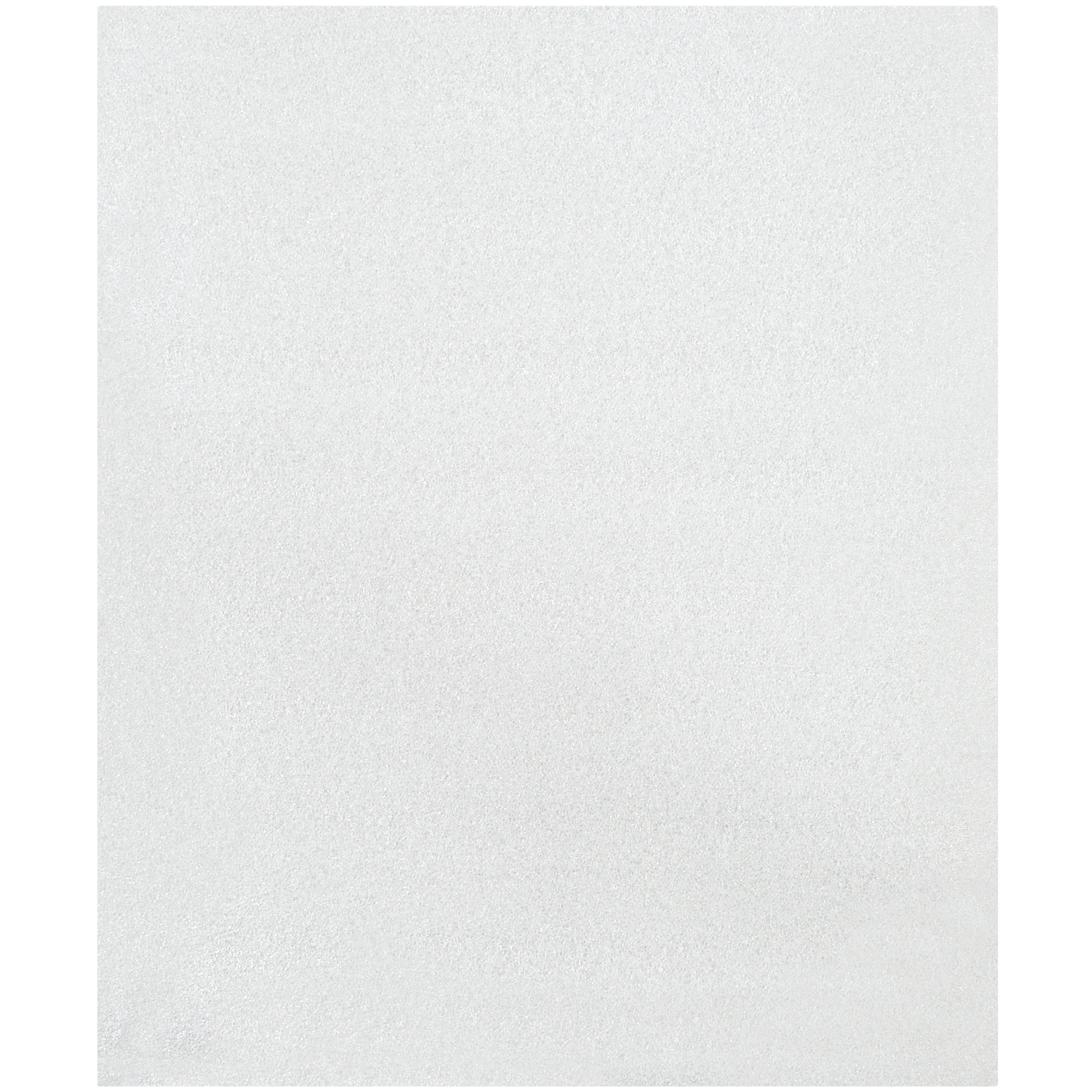 Flush Cut Foam Pouches, 15" x 18", White, 75/Case