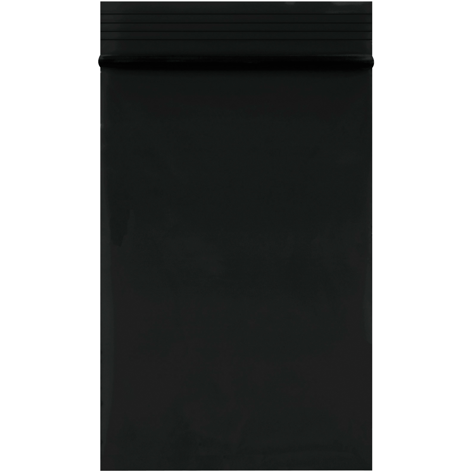 Reclosable 2 Mil Poly Bags, 2" x 3", Black, 1000/Case