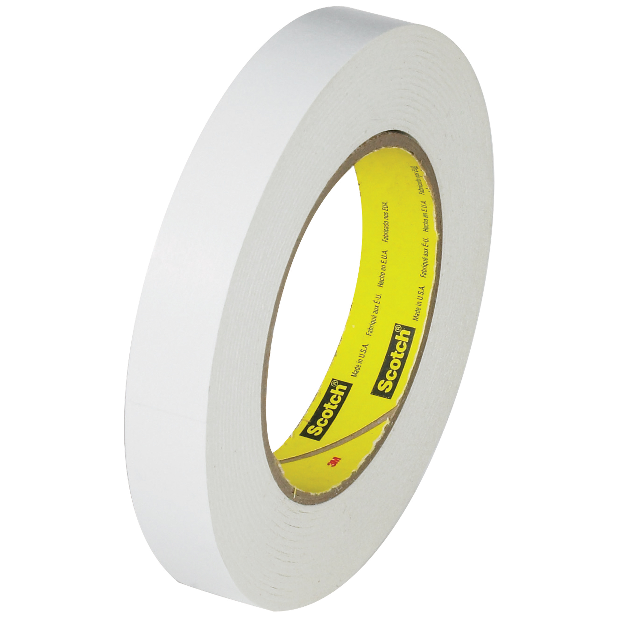 3M™ 256 Flatback Tape, 6.7 Mil, 3/4" x 60 yds., White, 48/Case