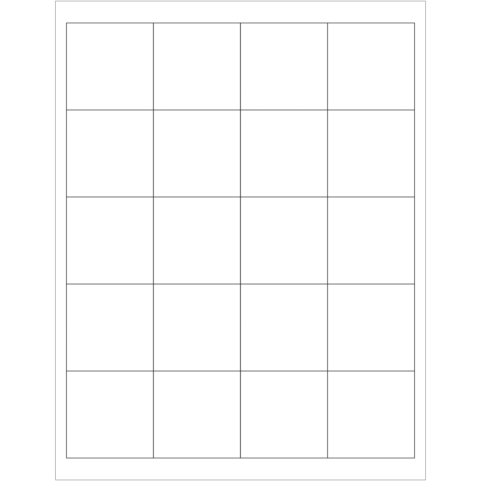 Tape Logic® Removable Rectangle Laser Labels, 2" x 2", White, 1200/Case