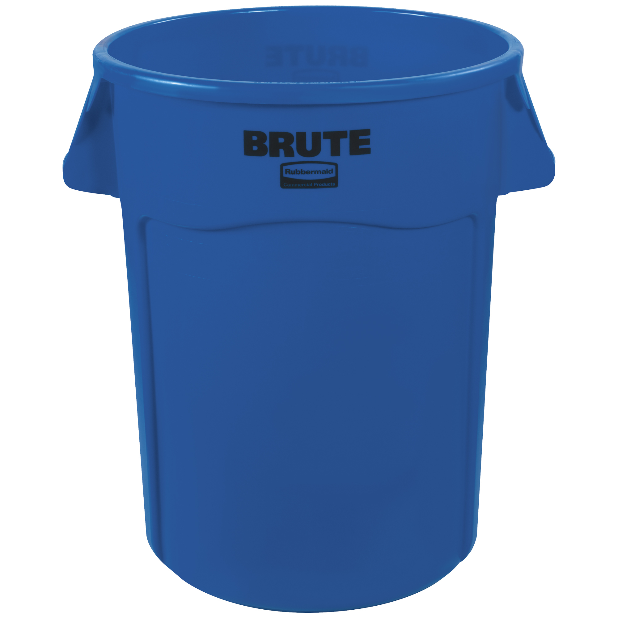 Rubbermaid® Brute® Trash Can, 44 Gallon, 32" x 24", Blue, 1/Each