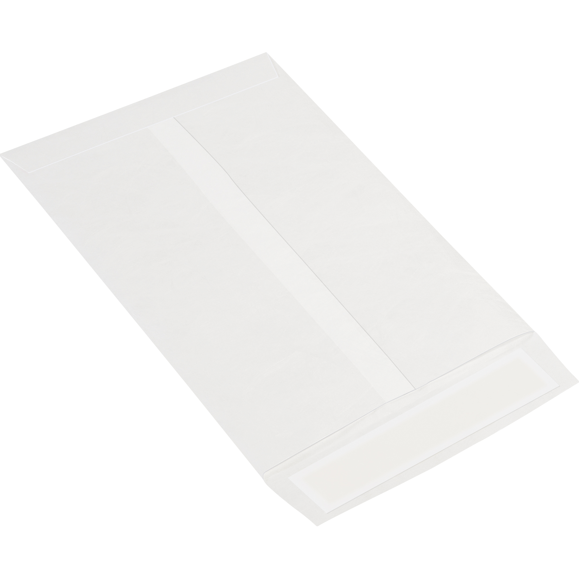 Tyvek® Flat Envelopes, 7 1/2" x 10 1/2", White, 100/Case
