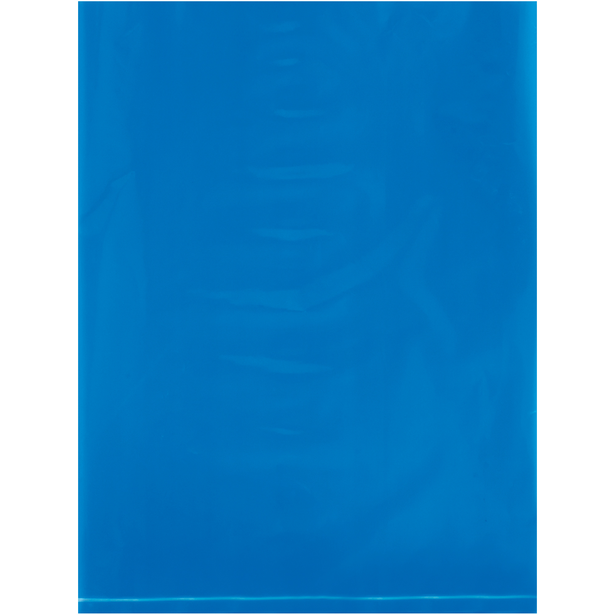 Flat 2 Mil Poly Bags, 9" x 12", Blue, 1000/Case