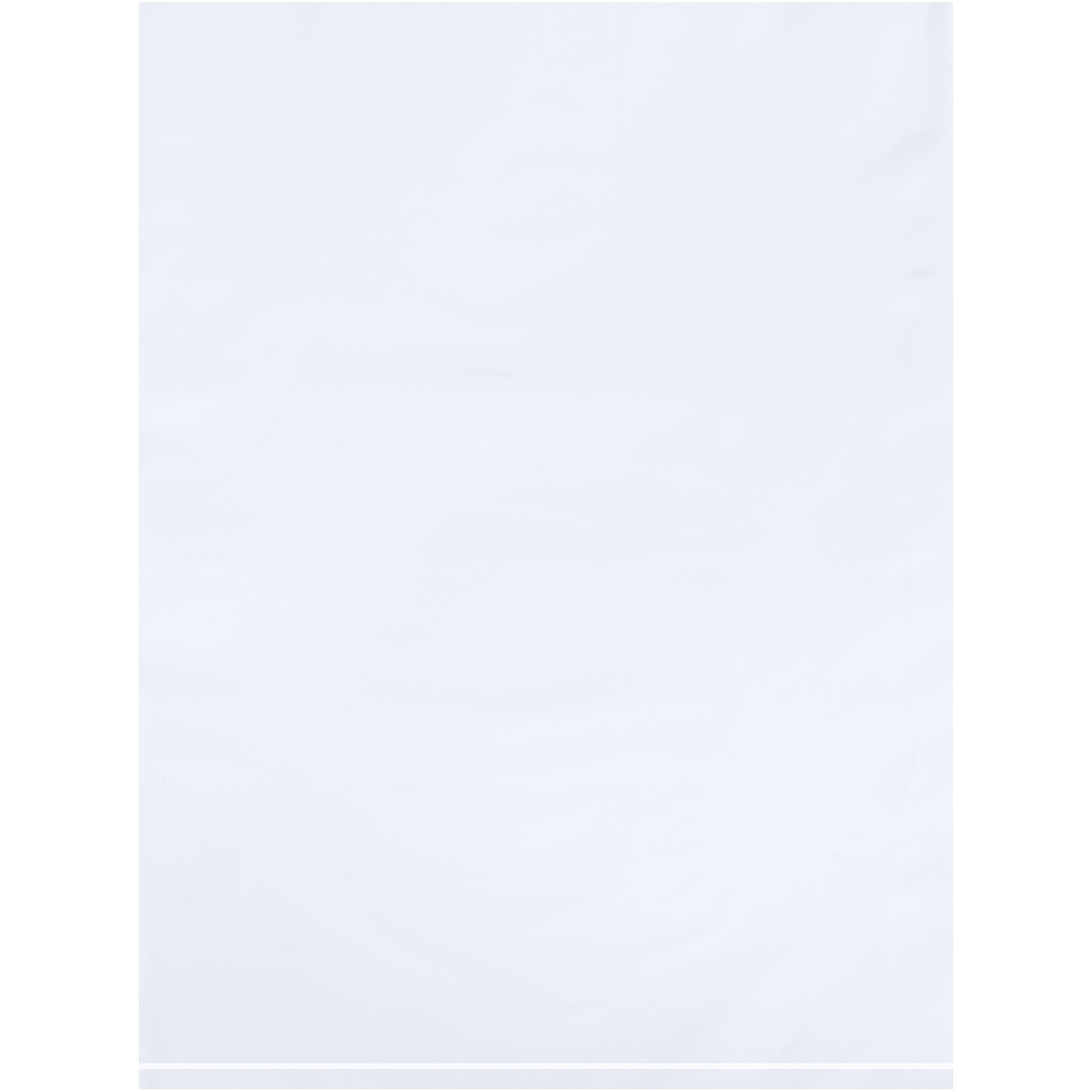 Flat 2 Mil Poly Bags, 9" x 12", White, 1000/Case