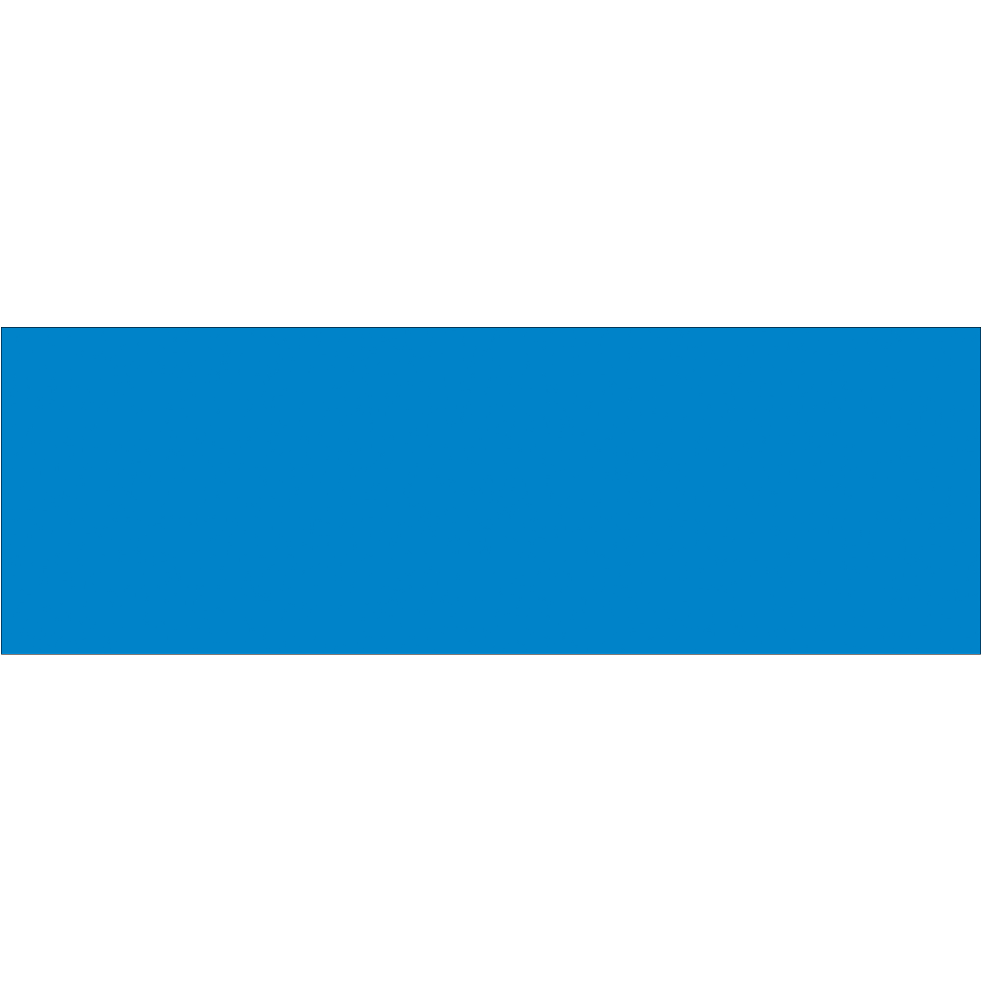 Tape Logic® Inventory Rectangle Labels, 3" x 9", Light Blue, 250/Roll