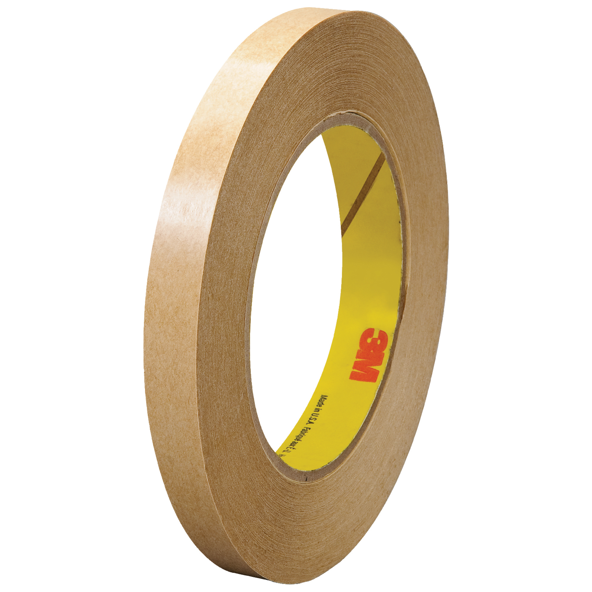 3M™ 465 Adhesive Transfer Tape, Hand Rolls, 2.0 Mil, 1/2" x 60 yds., Clear, 72/Case