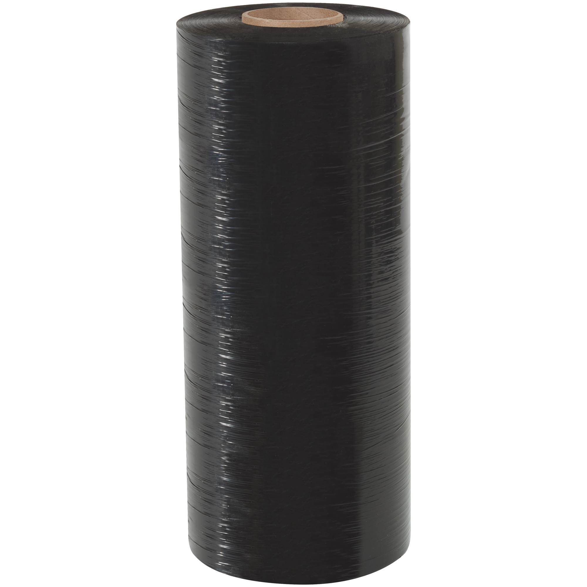 Blown Machine Stretch Film, 20" x 80 Gauge x 5000', Black, 1 Roll