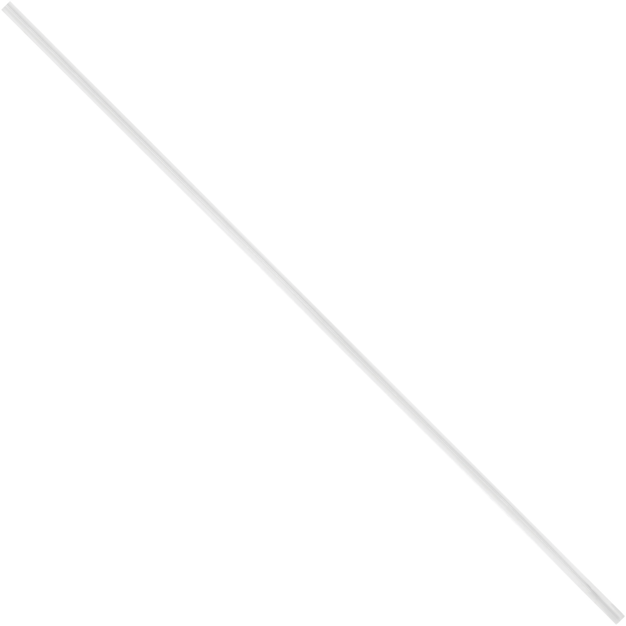 Plastic Twist Ties, 10" x 5/32", White, 2000/Case