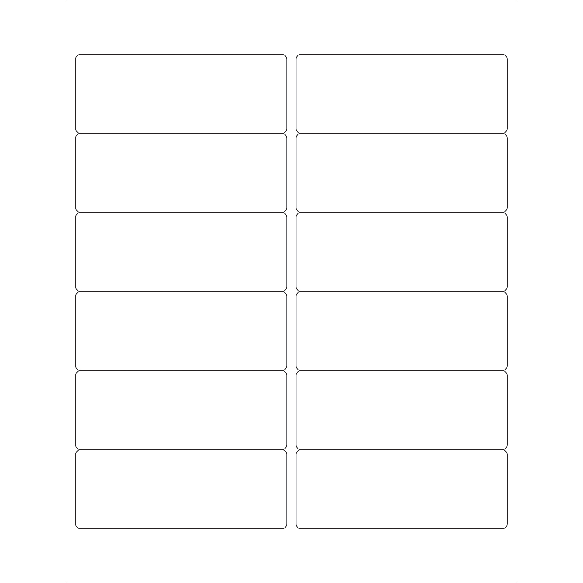 Tape Logic® Laser Labels, Rectangle, 4" x 1 1/2", White, 1200/Case