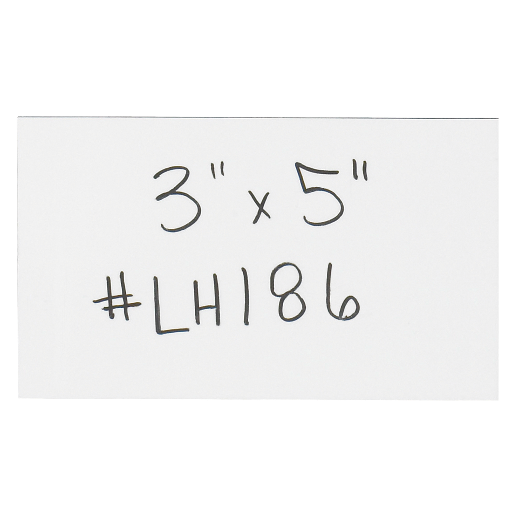 Warehouse Labels, Magnetic Strips, 3" x 5", 25/Case