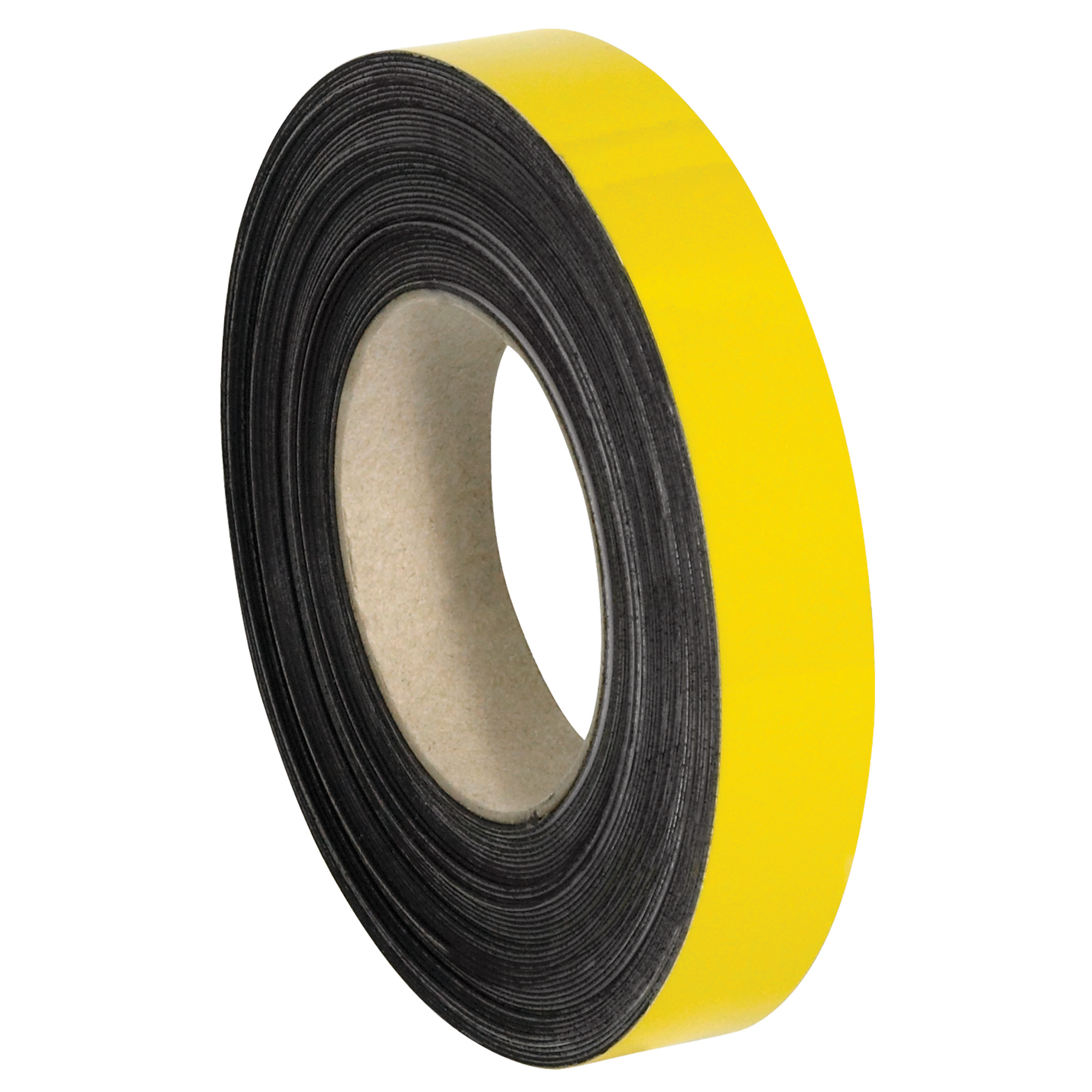 Warehouse Labels, Magnetic Rolls, 1" x 50', Yellow, 1/Case