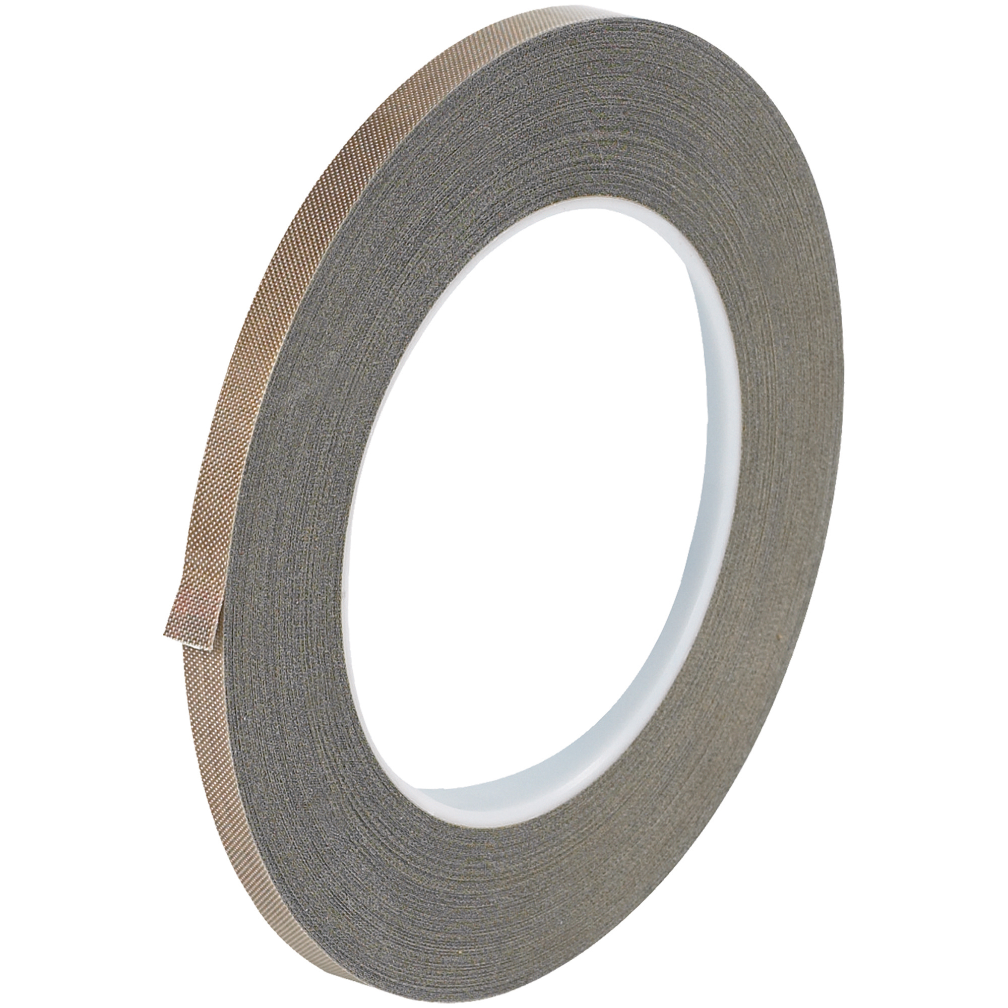 PTFE Glass Cloth Tape, 3 Mil, 1/4" x 18 yds., Brown, 1/Case