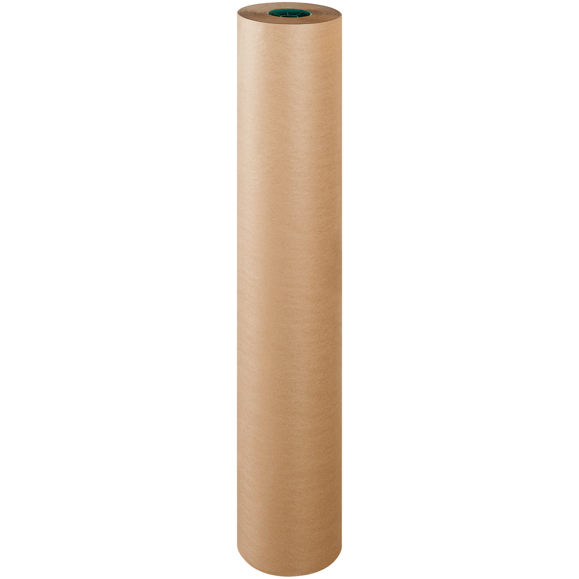 Poly Coated Kraft Paper Roll, 50#, 48" x 600', Kraft, 1 Roll
