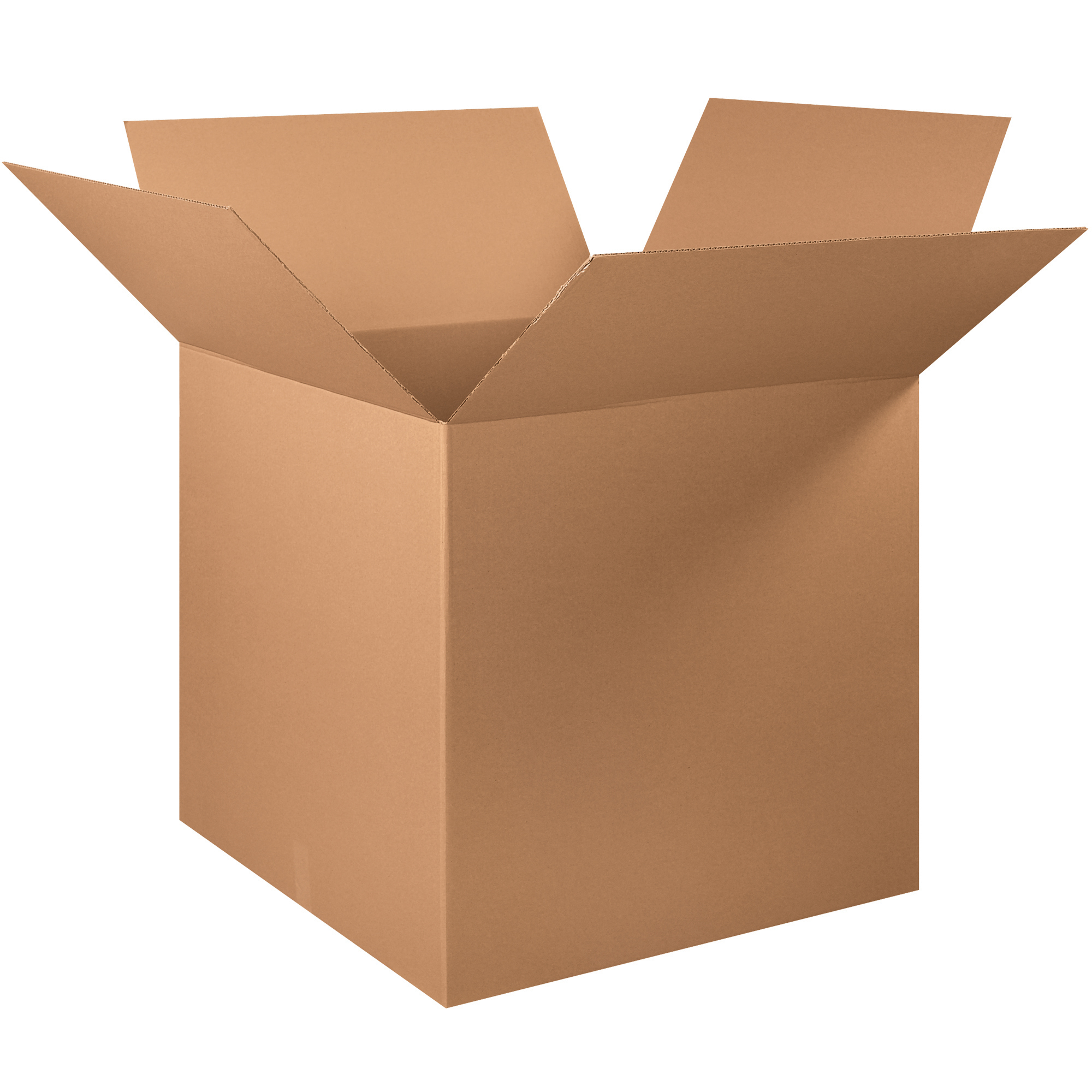 Corrugated Boxes, 32" x 32" x 32", Kraft, 5/Bundle; 120/Skid
