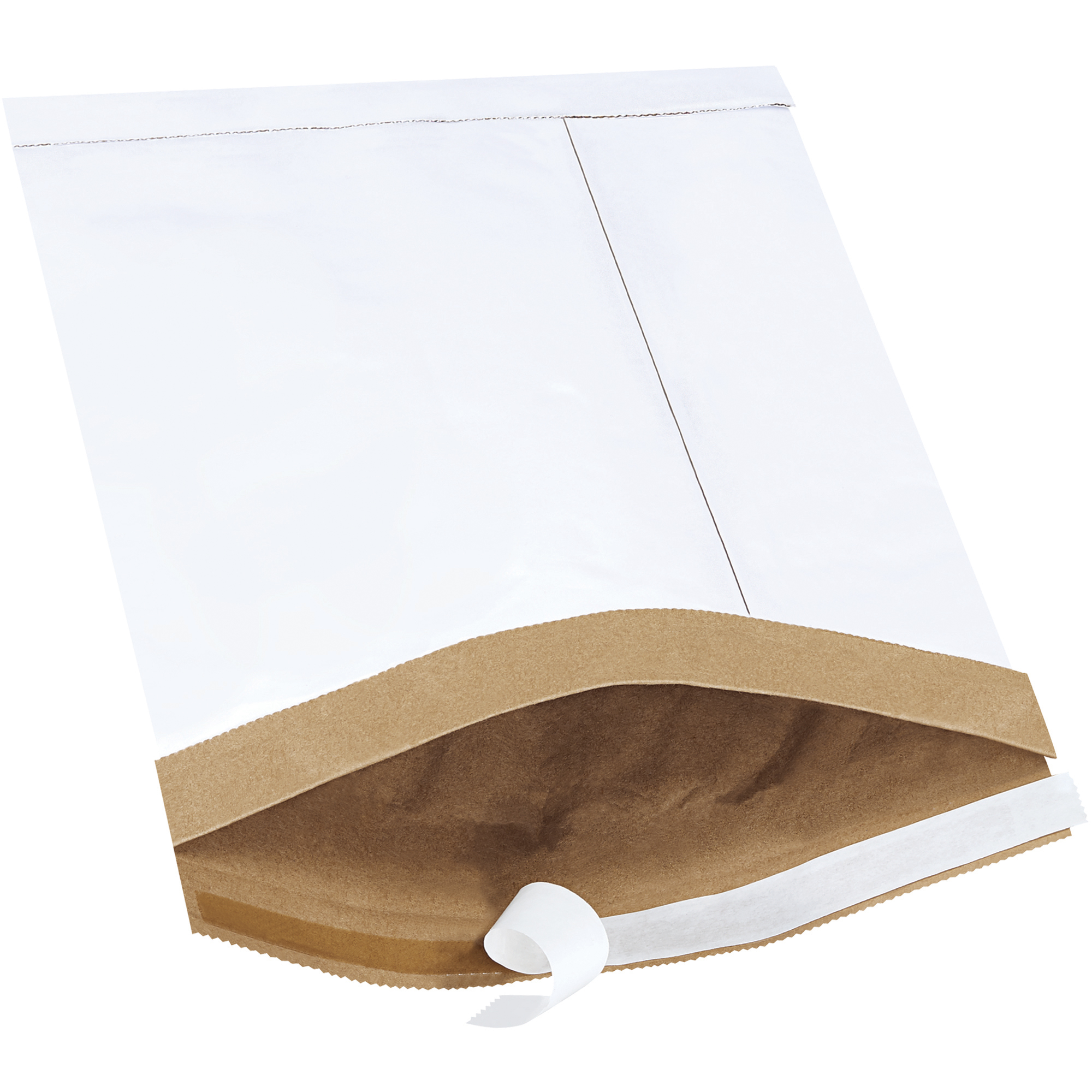 Self-Seal Padded Mailers, 8 1/2" x 12", White, 100/Case