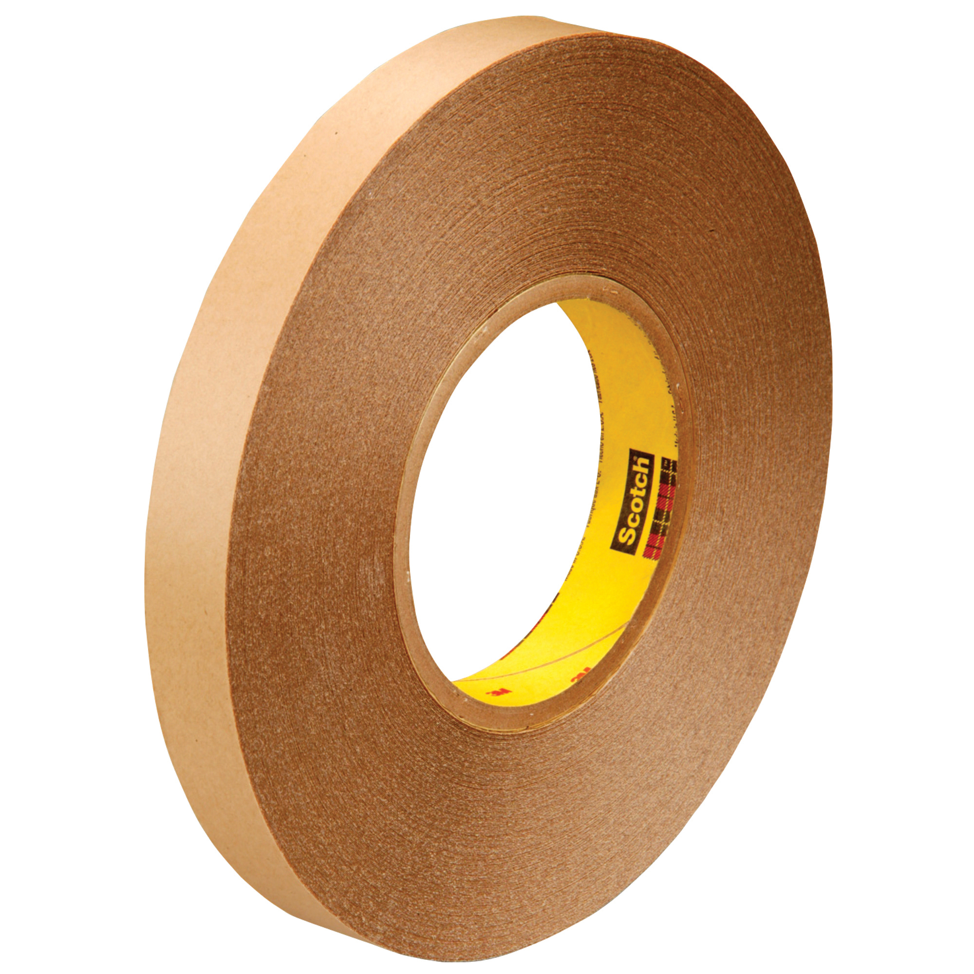 3M™ 9425 Removable Double Sided Film Tape, 5.8 Mil, 1" x 72 yds., Clear, 9/Case