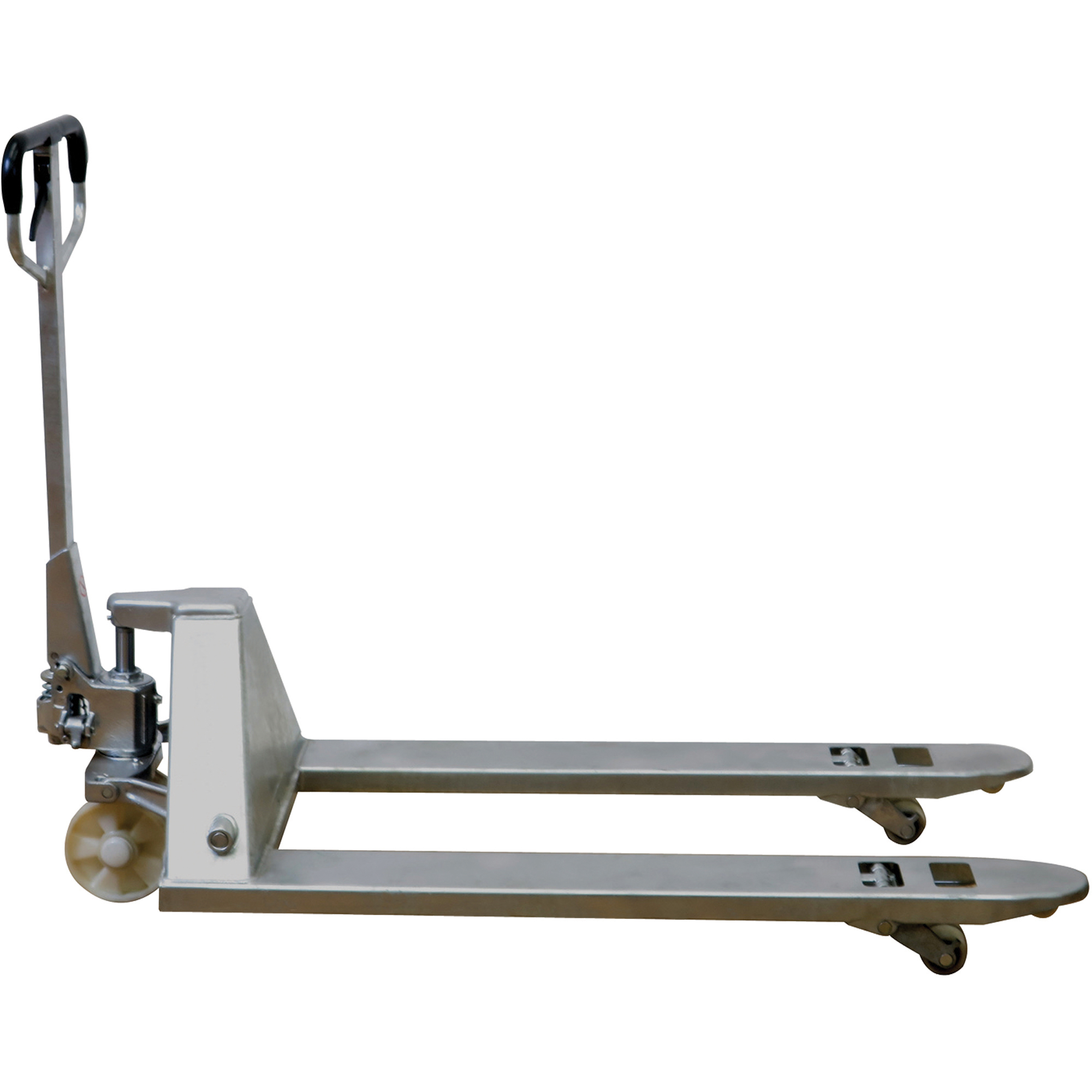 Galvanized Pallet Truck, 48" x 27", Gray, 1/Each