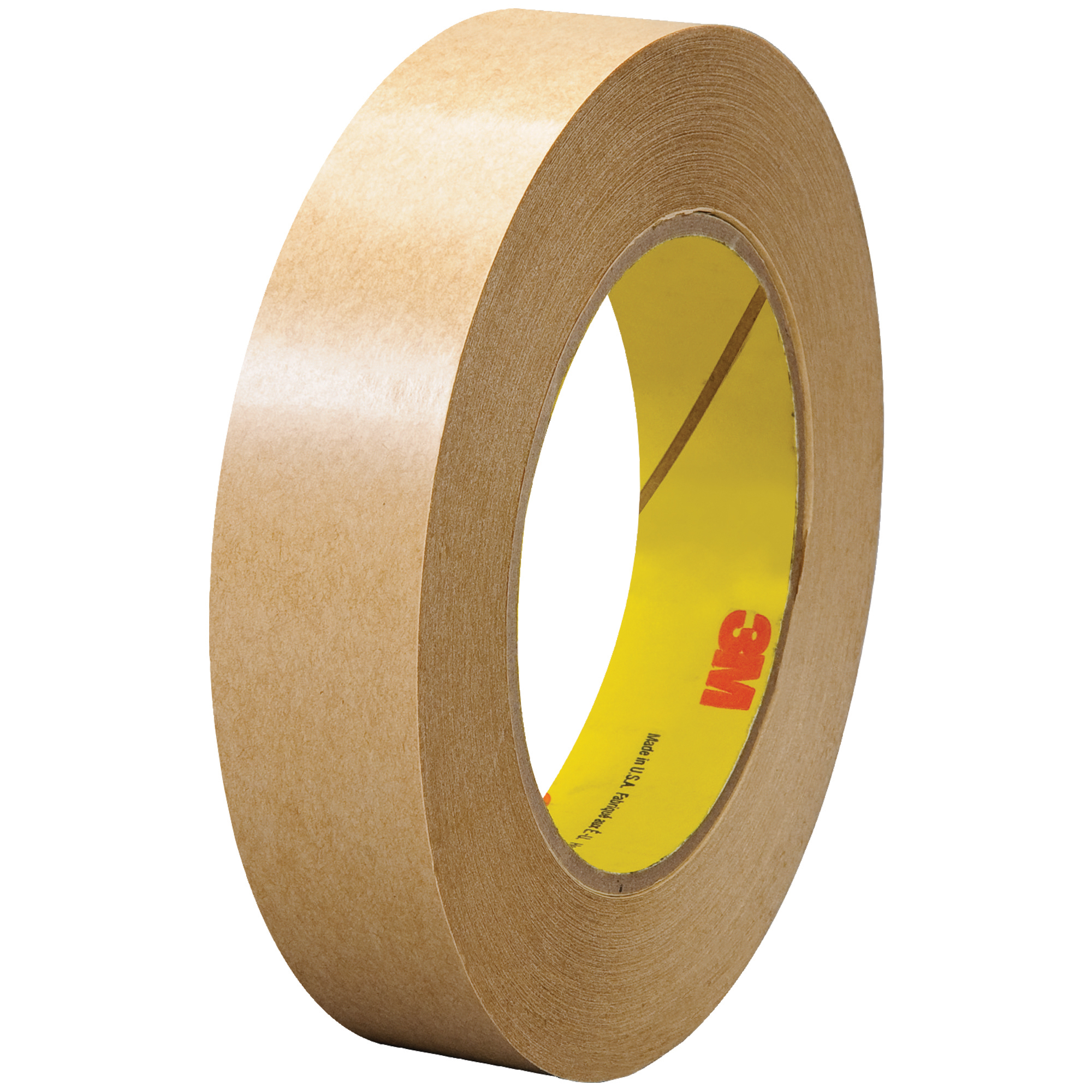 3M™ 465 Adhesive Transfer Tape, Hand Rolls, 2.0 Mil, 1" x 60 yds., Clear, 6/Case