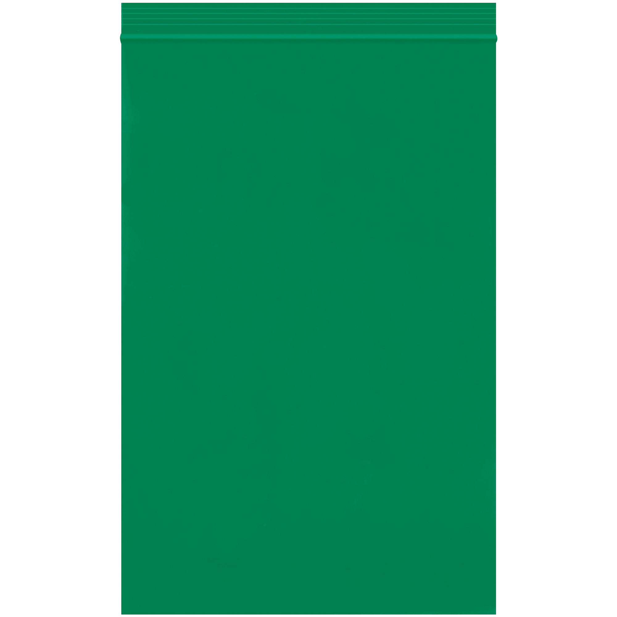 Reclosable Poly Bags, 2 Mil, 6" x 9", Green, 1000/Case