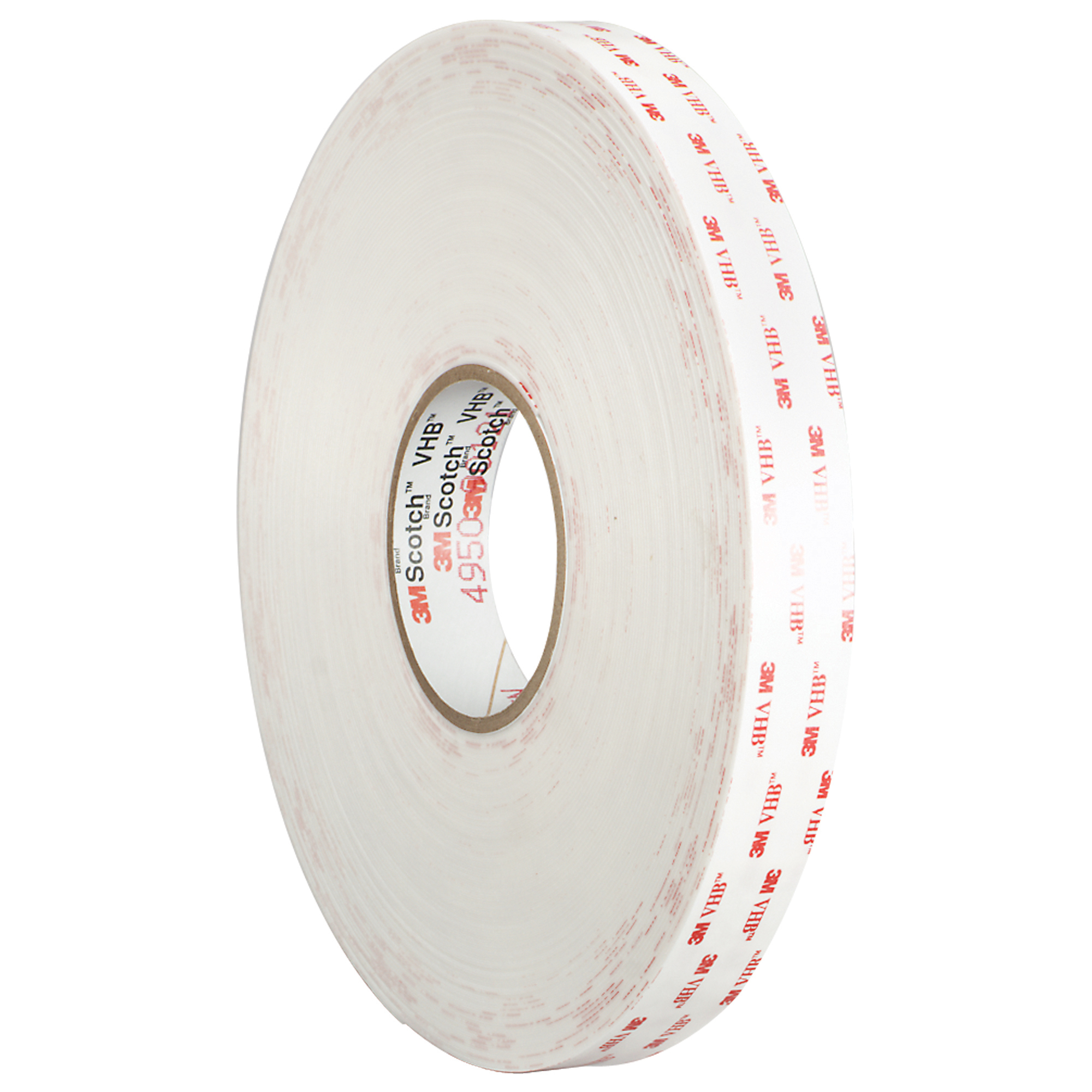 3M™ 4930 VHB™ Tape, 25.0 Mil, 3/4" x 5 yds, White, 1/Case