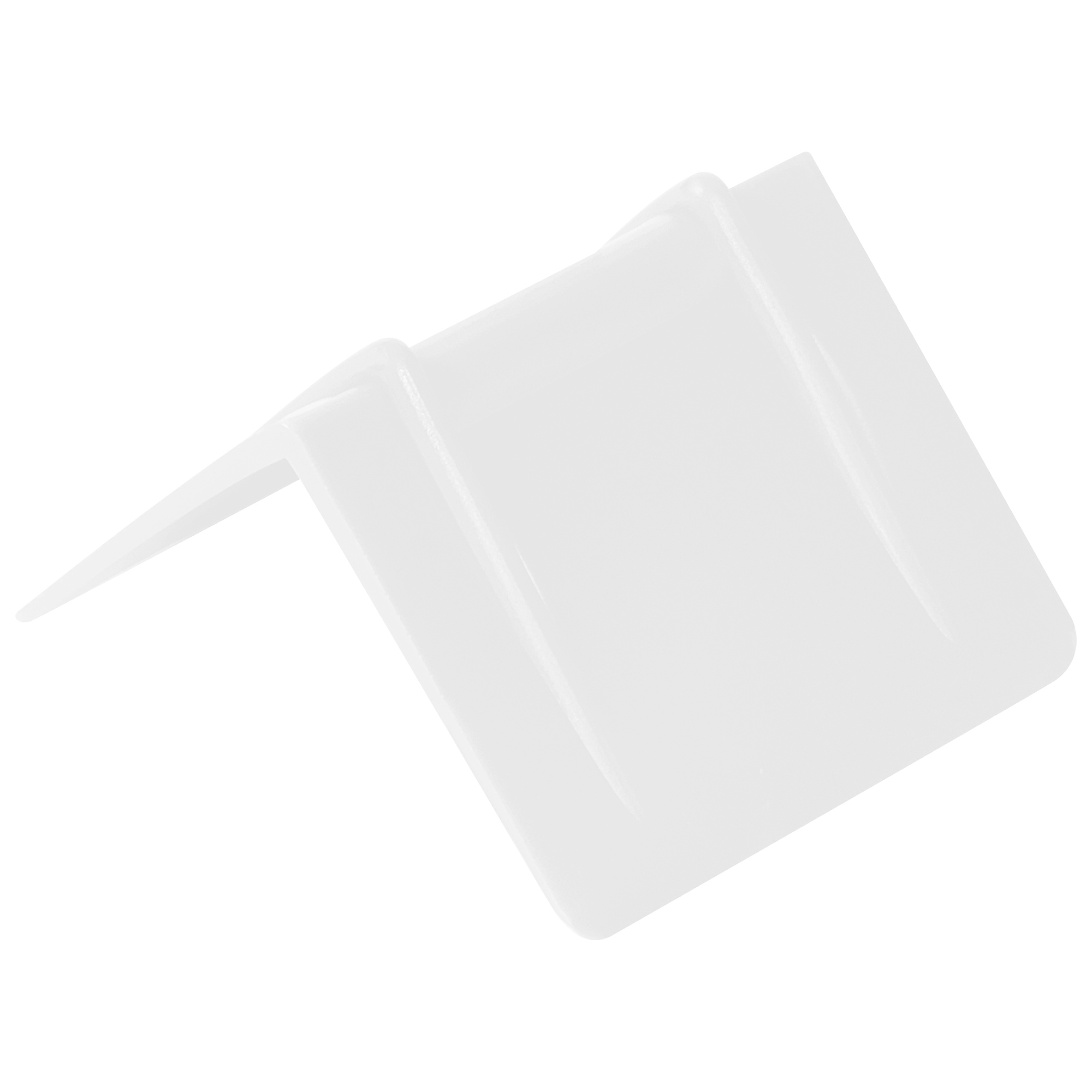 Plastic Strap Guards, 2 1/2" x 2", White, 1000/Case