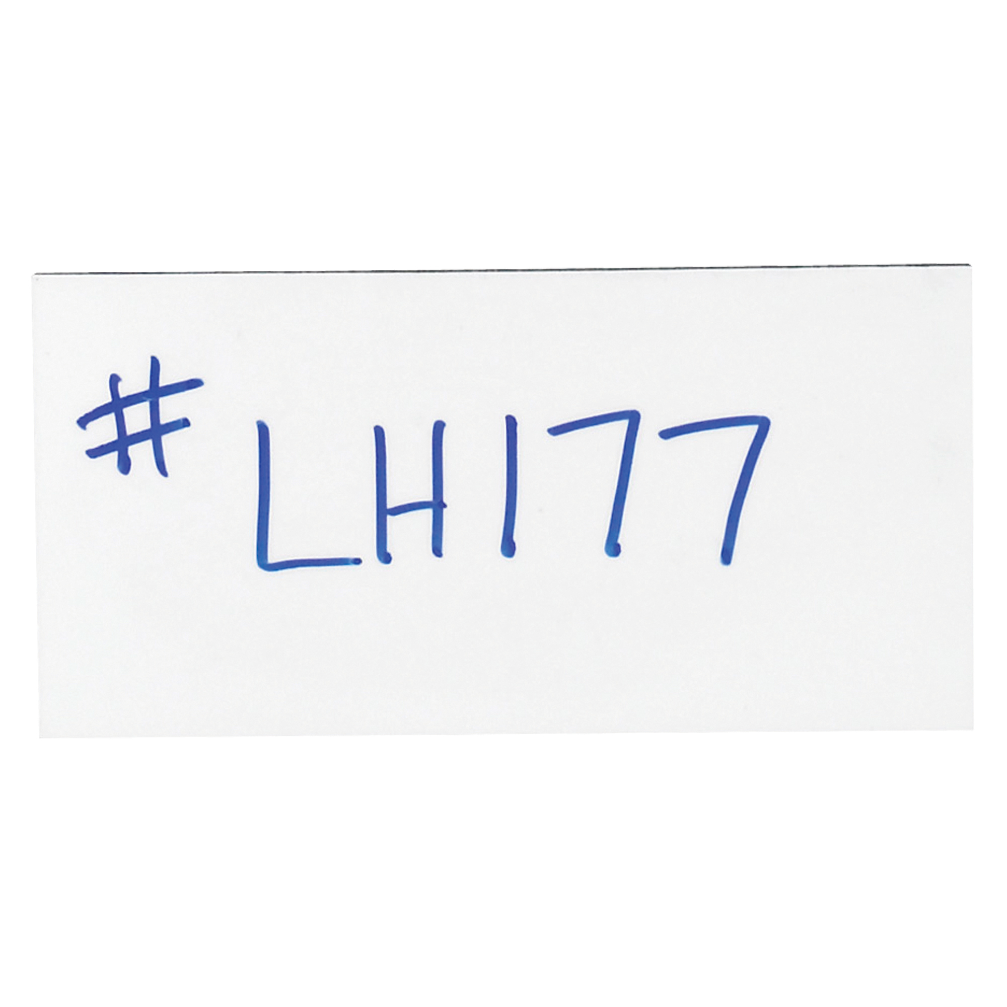Warehouse Labels, Magnetic Strips, 2" x 4", White, 25/Case
