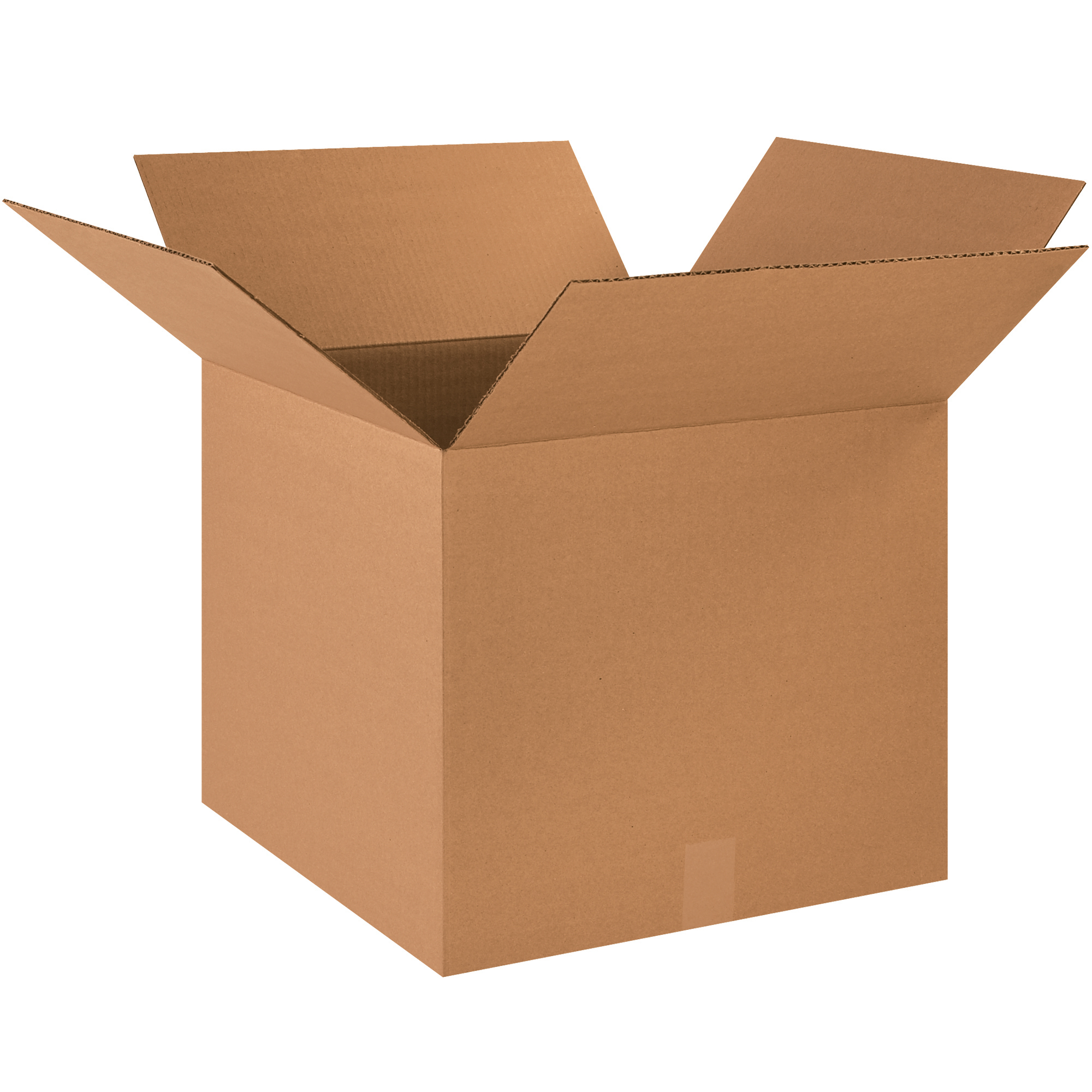 Corrugated Boxes, 18" x 18" x 16", Kraft, 20/Bundle; 120/Skid