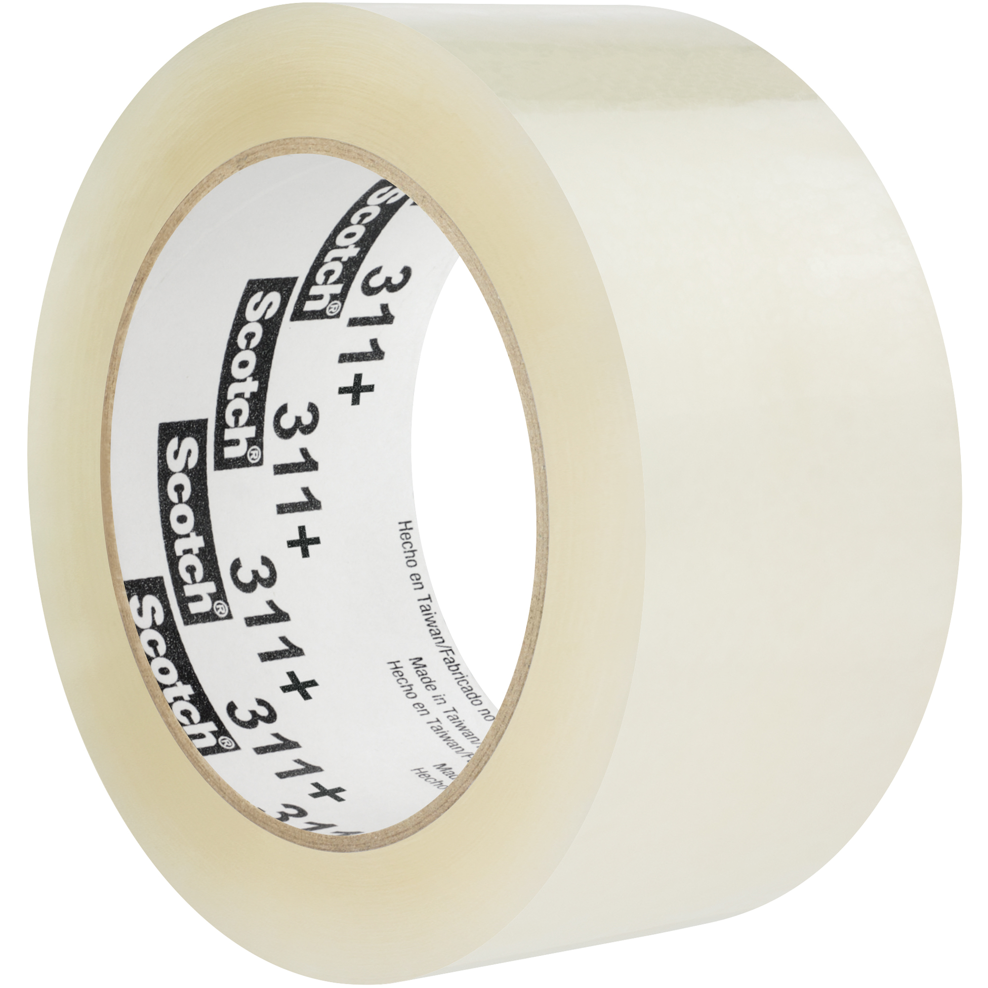 3M™ 311+ Cold Temperature Carton Sealing Tape, 2" x 110 yds., Clear, 36/Case