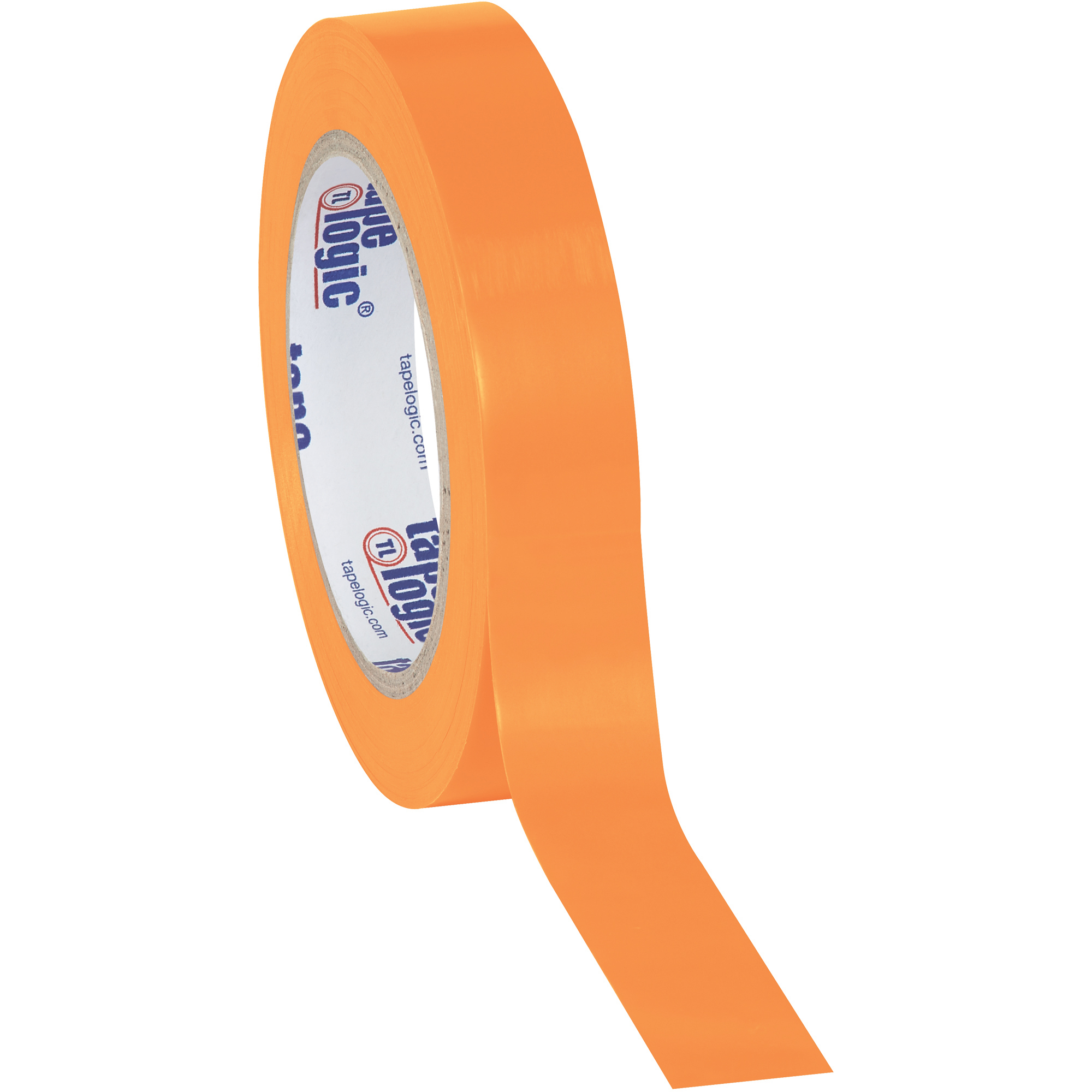 Tape Logic® Solid Vinyl Safety Tape, 6.0 Mil, 1" x 36 yds, Orange, 48/Case
