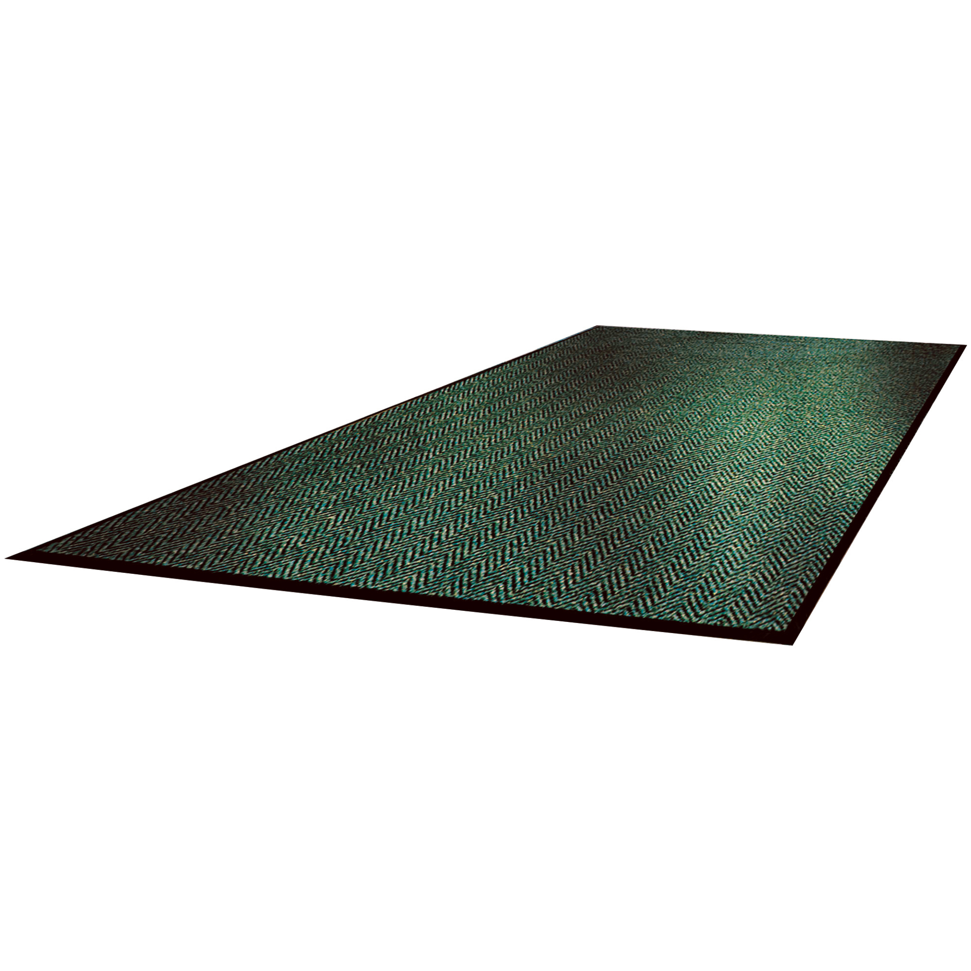 Superior Vinyl Carpet Mat, 2' x 3', Green, 1/Each