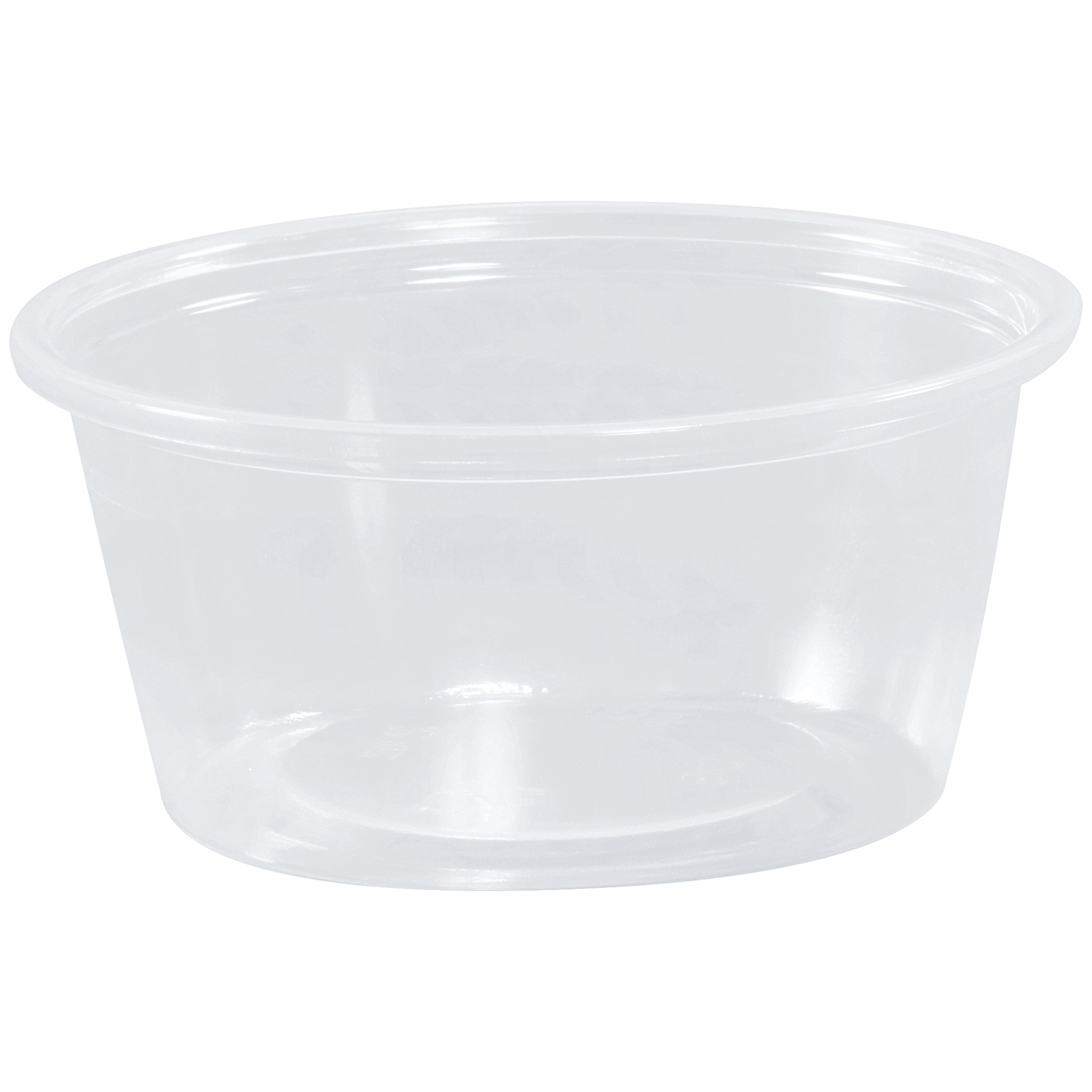 Plastic Portion Cups, 2 oz., Clear, 2500/Case