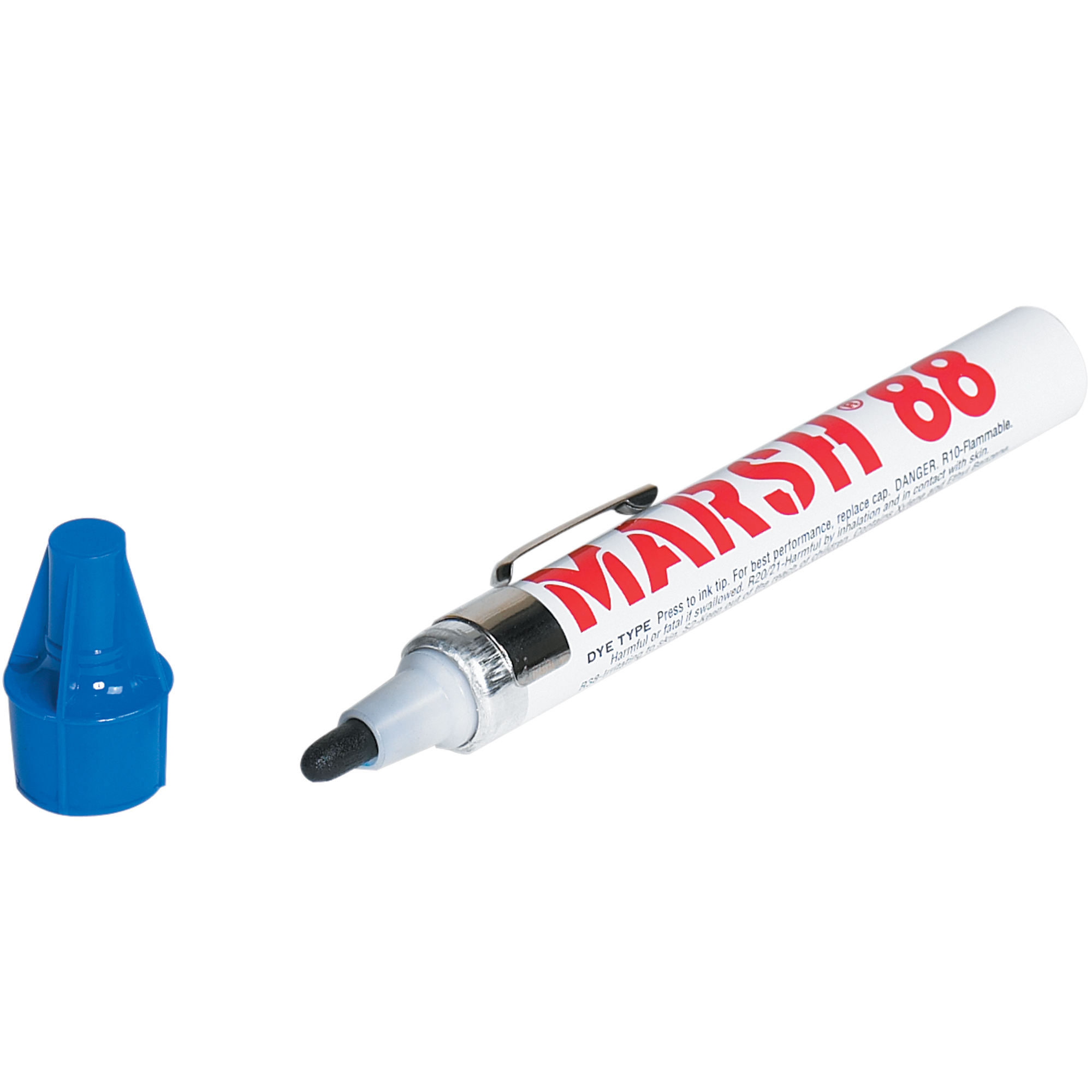 Marsh® 88 Valve Markers, Blue, 12/Case