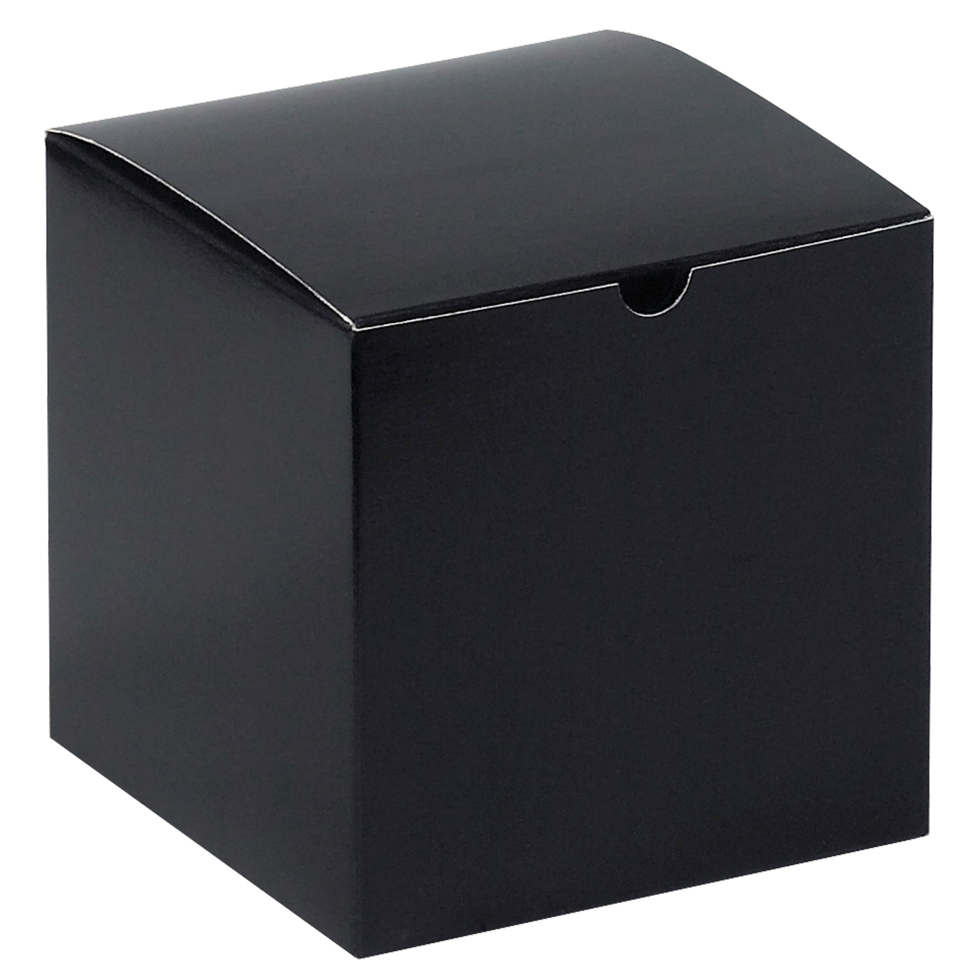 Gift Boxes, 6" x 6" x 6", Black Gloss, 100/Case