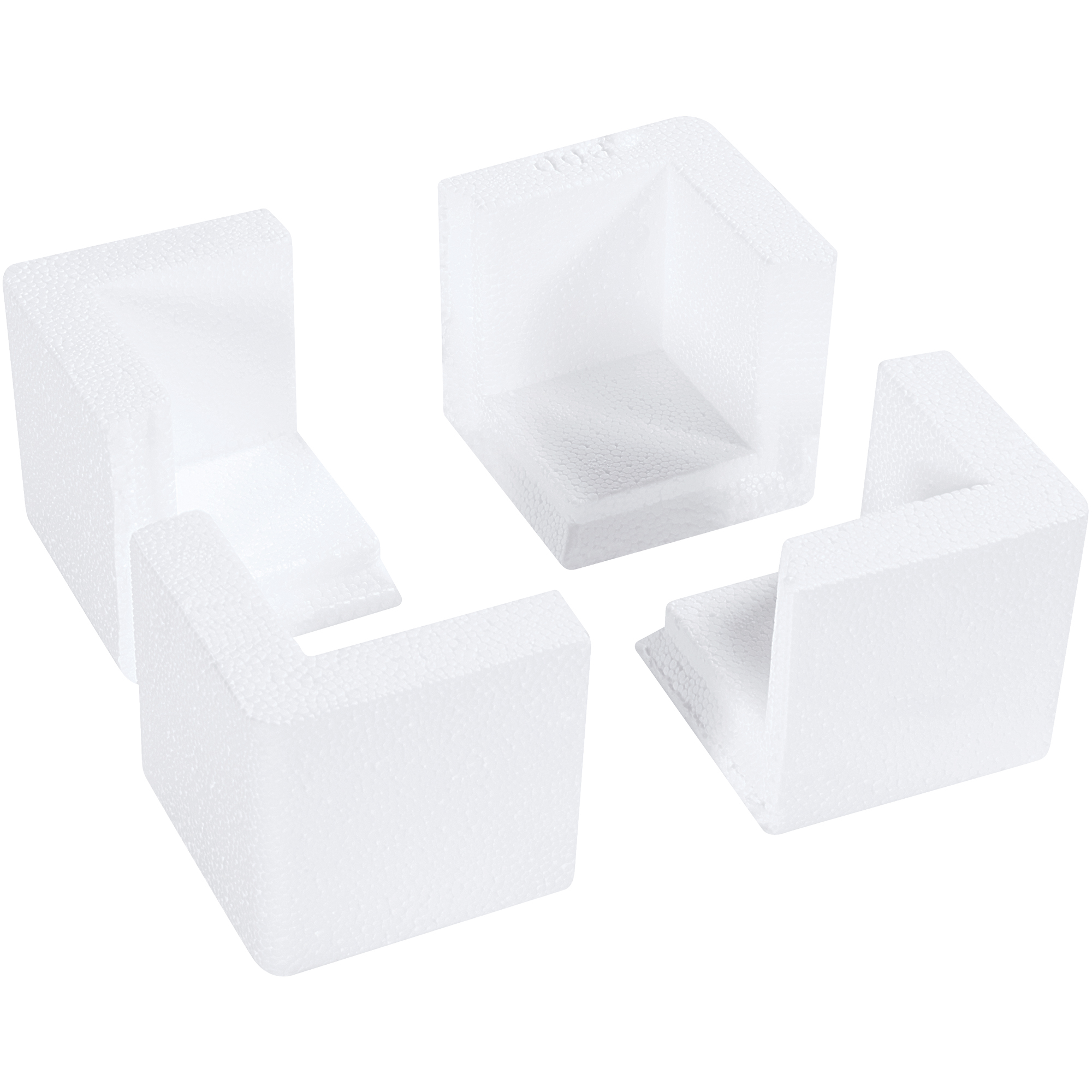 Foam Corners, 3" x 3" x 3", White, 1000/Case
