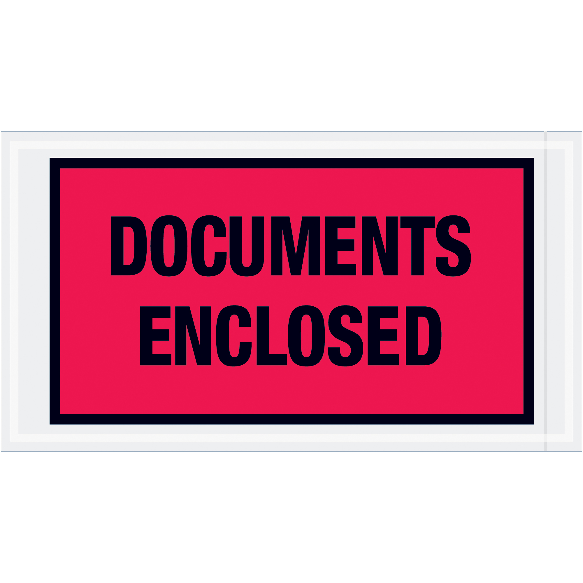 Tape Logic® "Documents Enclosed" Envelopes, 5 1/2" x 10", Red, 1000/Case