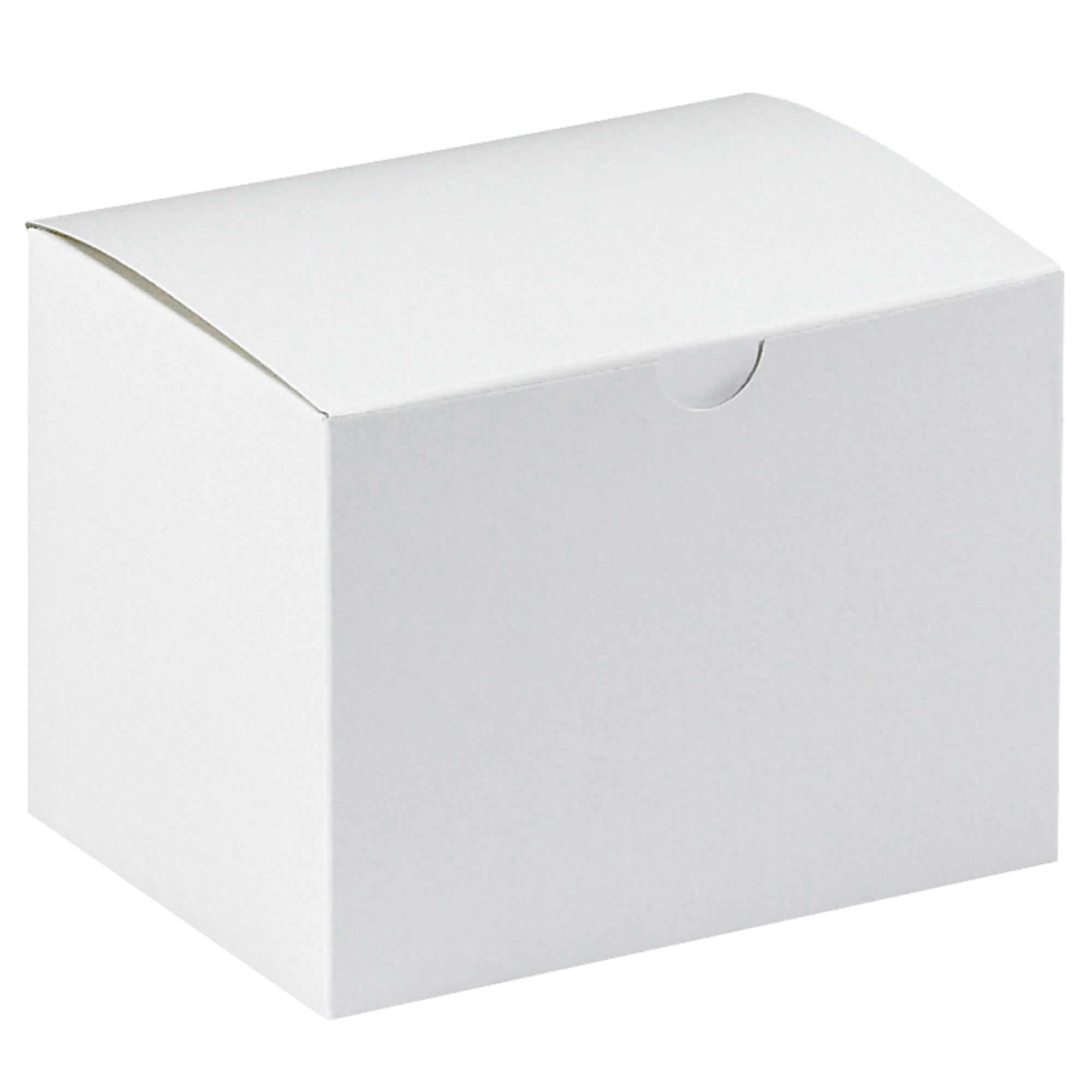 Gift Boxes, 6" x 4 1/2" x 4 1/2", White, 100/Case