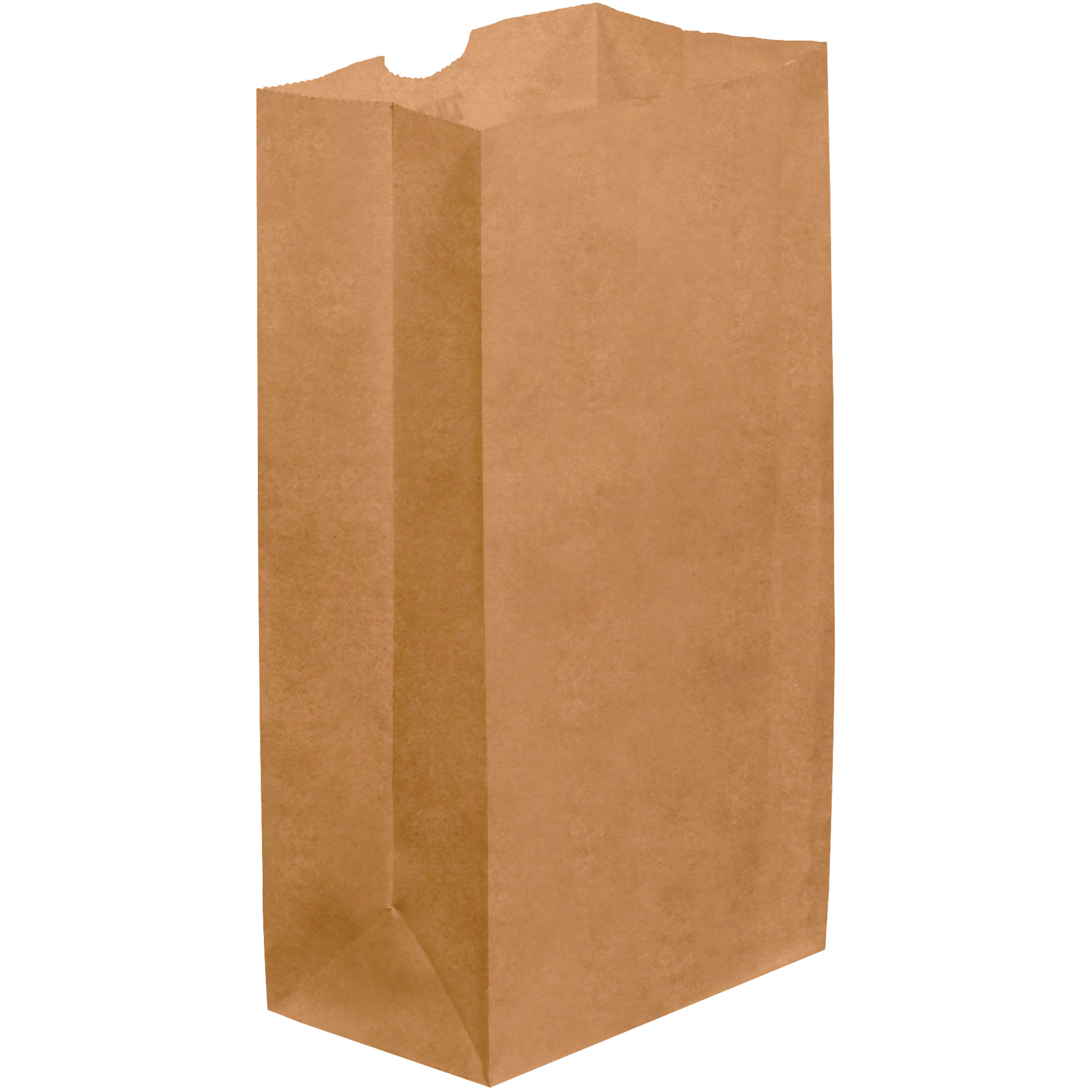 Grocery Bags, 6" x 3 5/8" x 11", Kraft, 500/Case