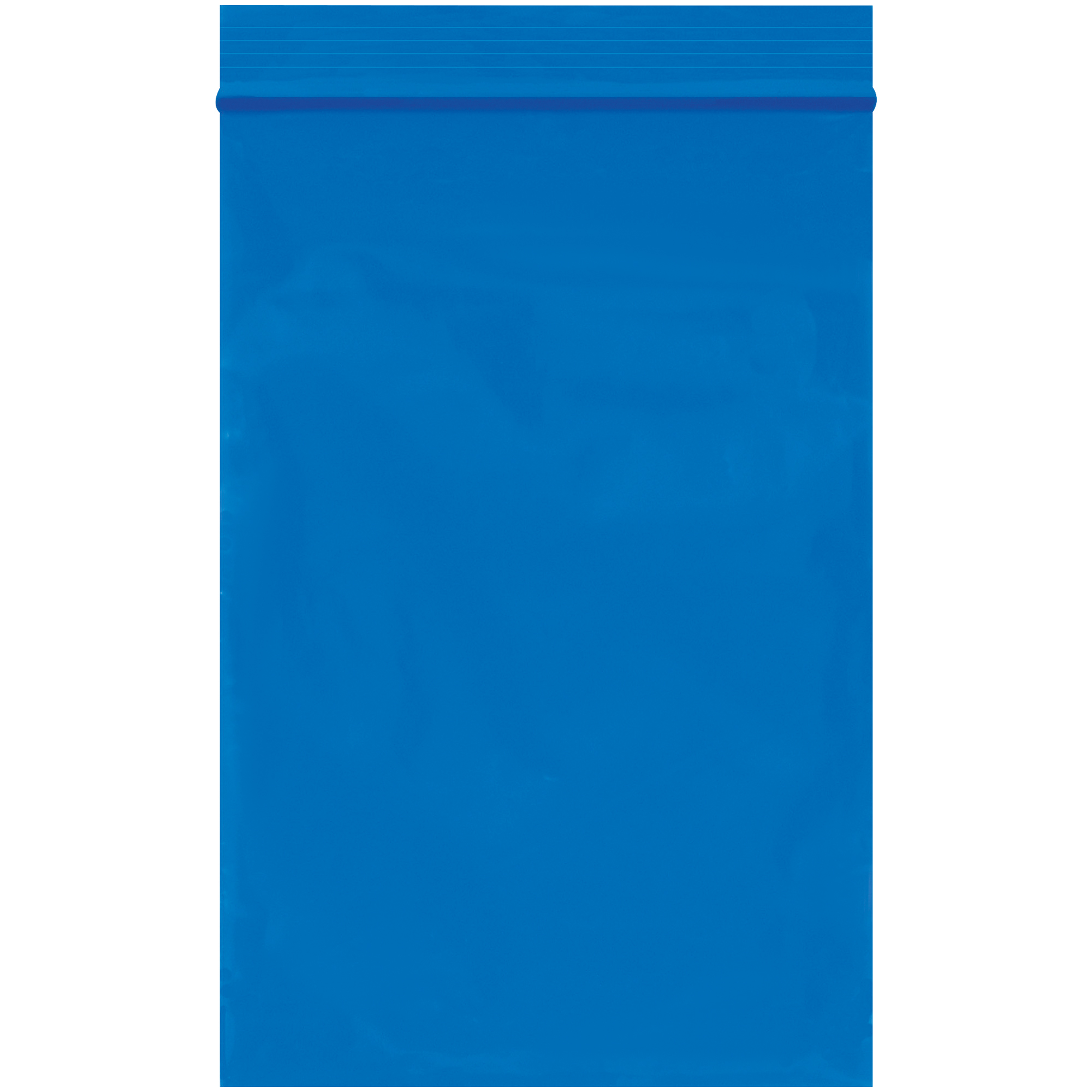 Reclosable 2 Mil Poly Bags, 4" x 6", Blue, 1000/Case