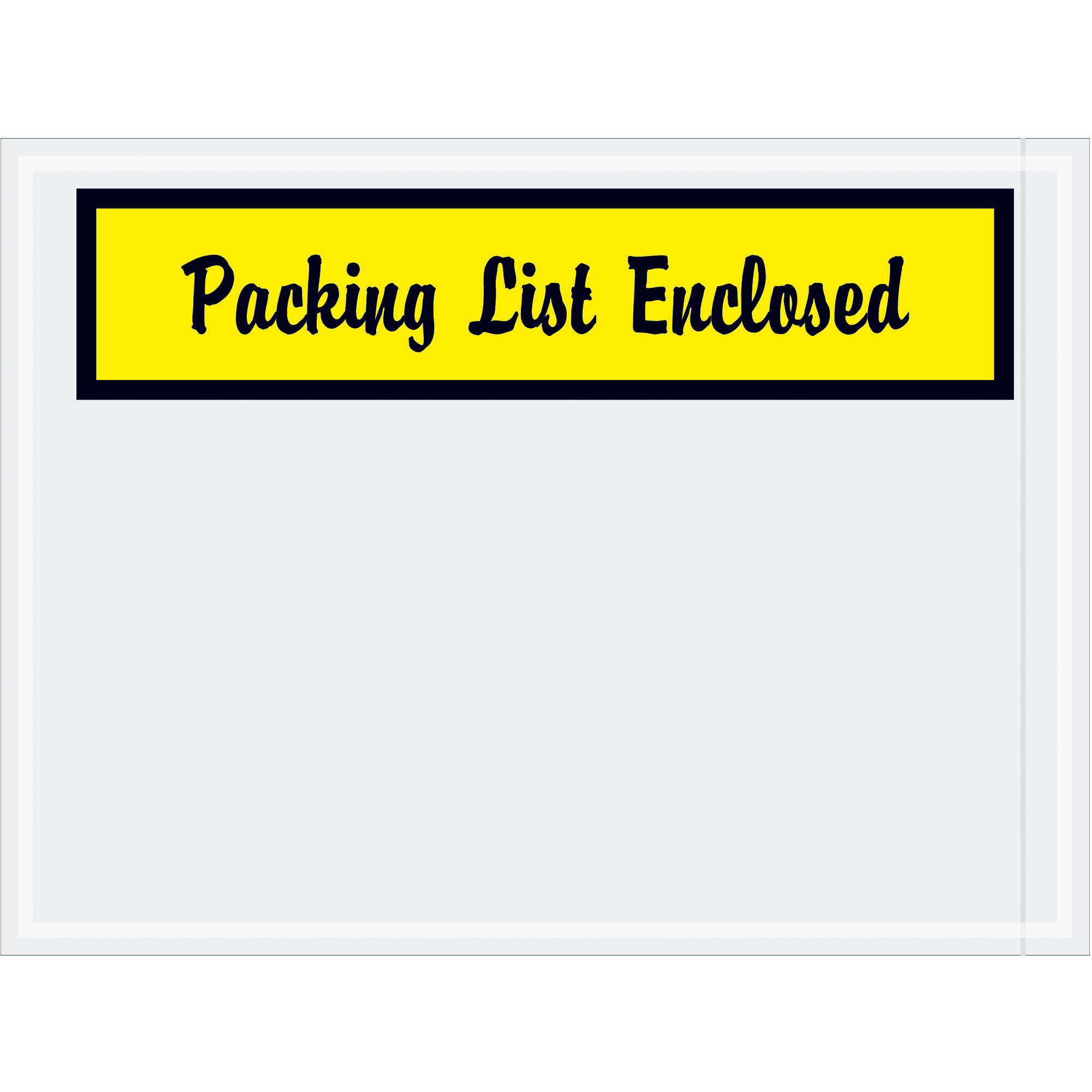 Tape Logic® "Packing List Enclosed" Envelopes, 4 1/2" x 6", Yellow, 1000/Case