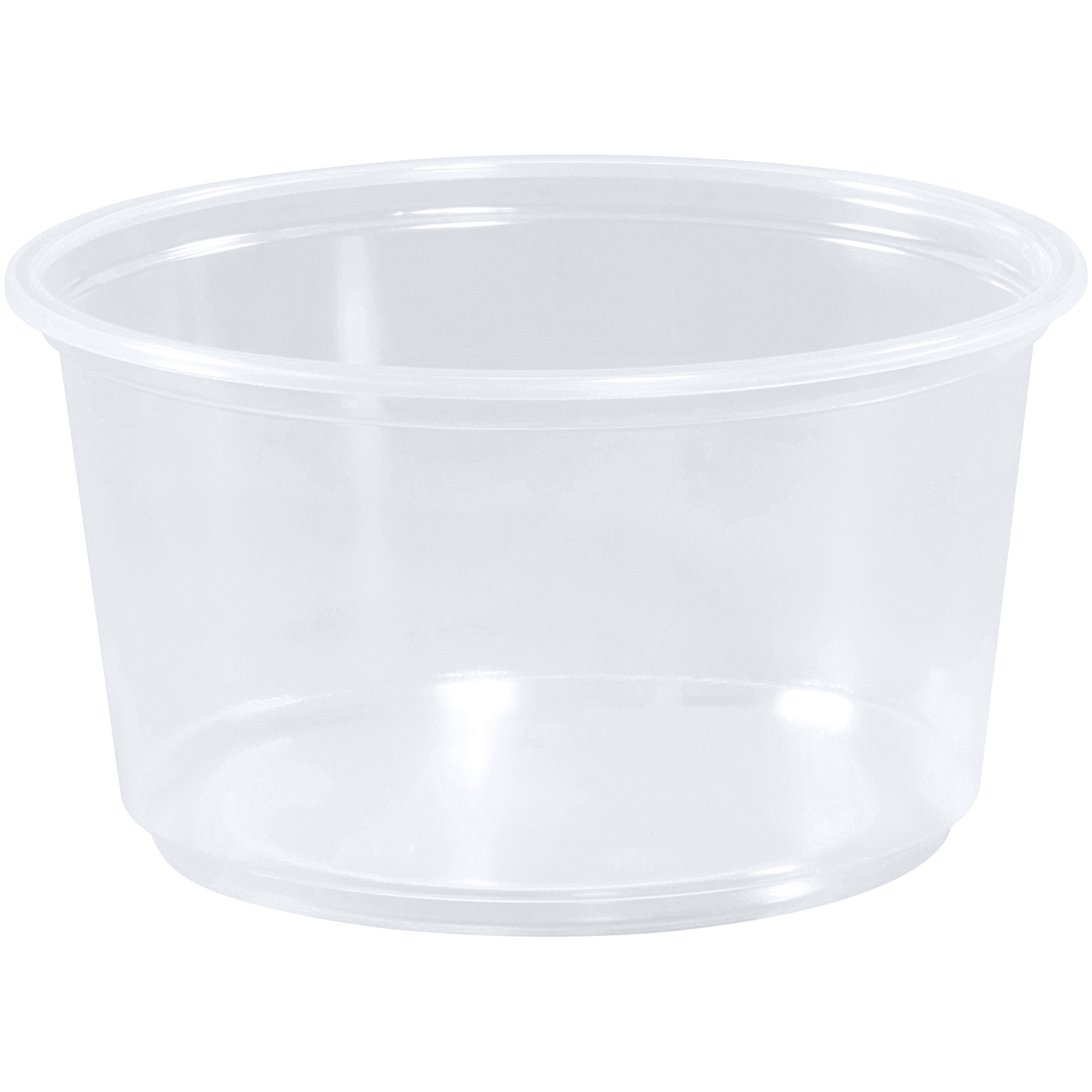 Deli Containers, 12 oz., 4 1/2" x 2 1/4", Clear, 500/Case