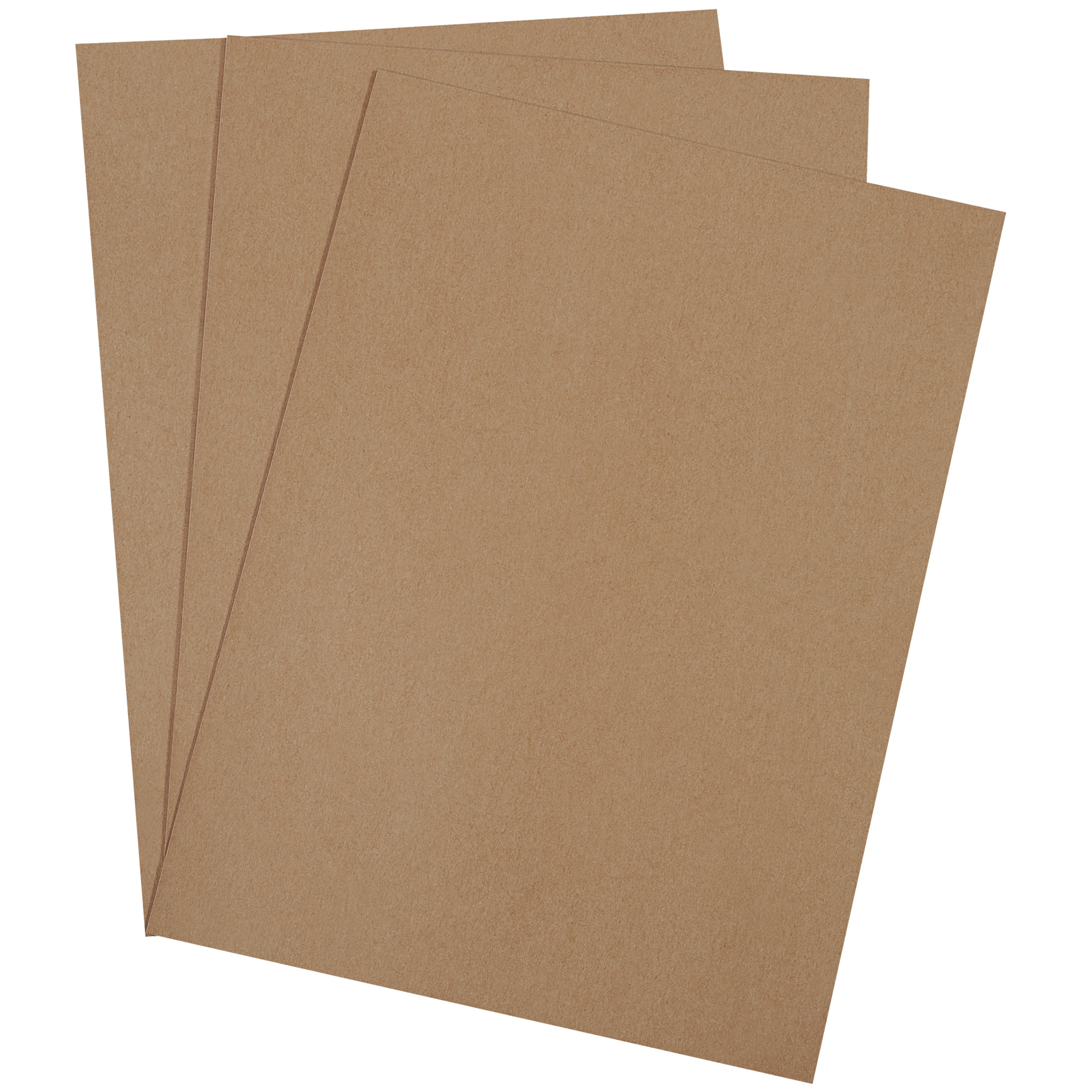 Heavy-Duty Chipboard Pads, 26" x 38", Kraft, 70/Case