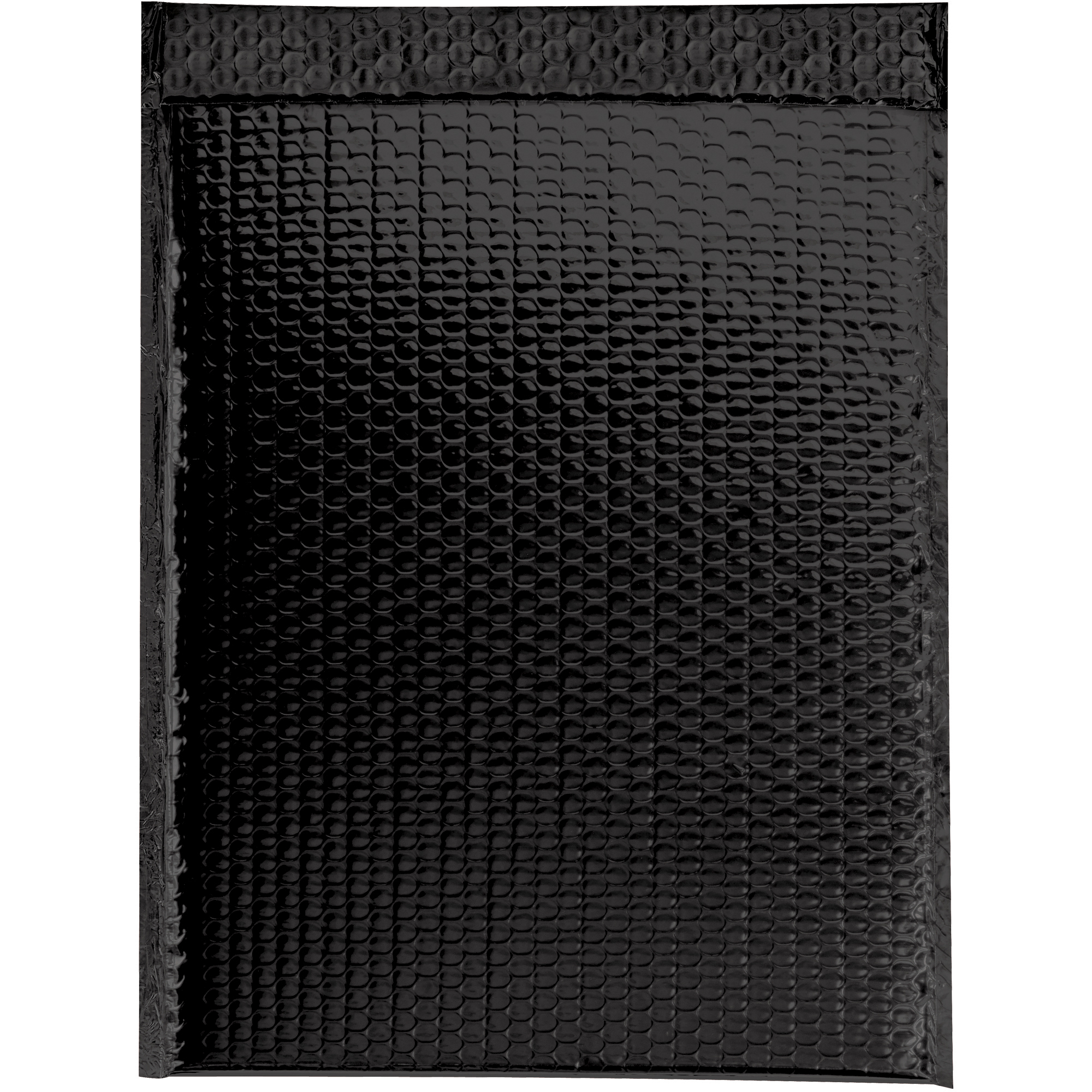 Glamour Bubble Mailers, 13" x 17 1/2", Black, 100/Case