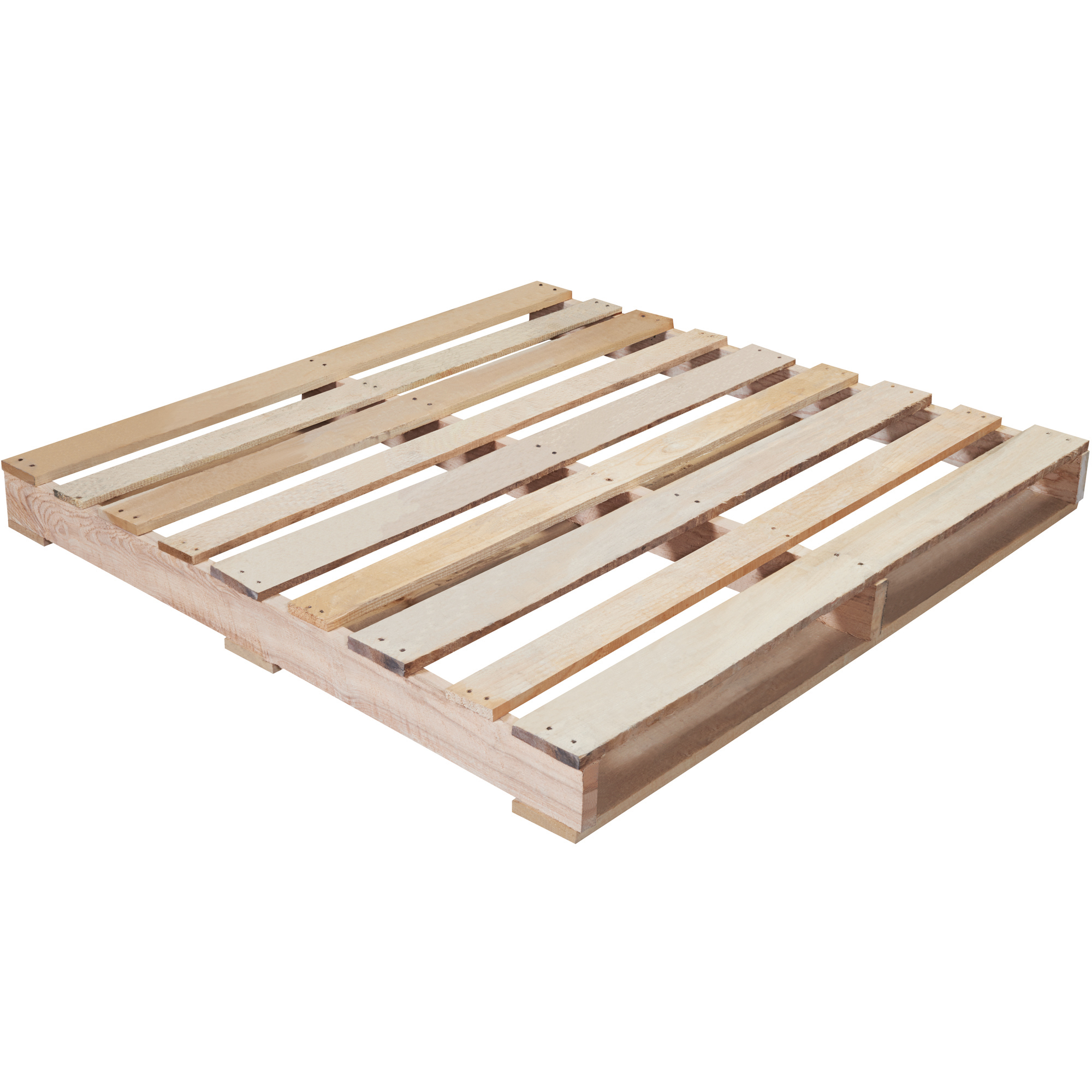 #1 Recycled Wood Pallet, 48 x 48", Natural Wood,10/Bundle