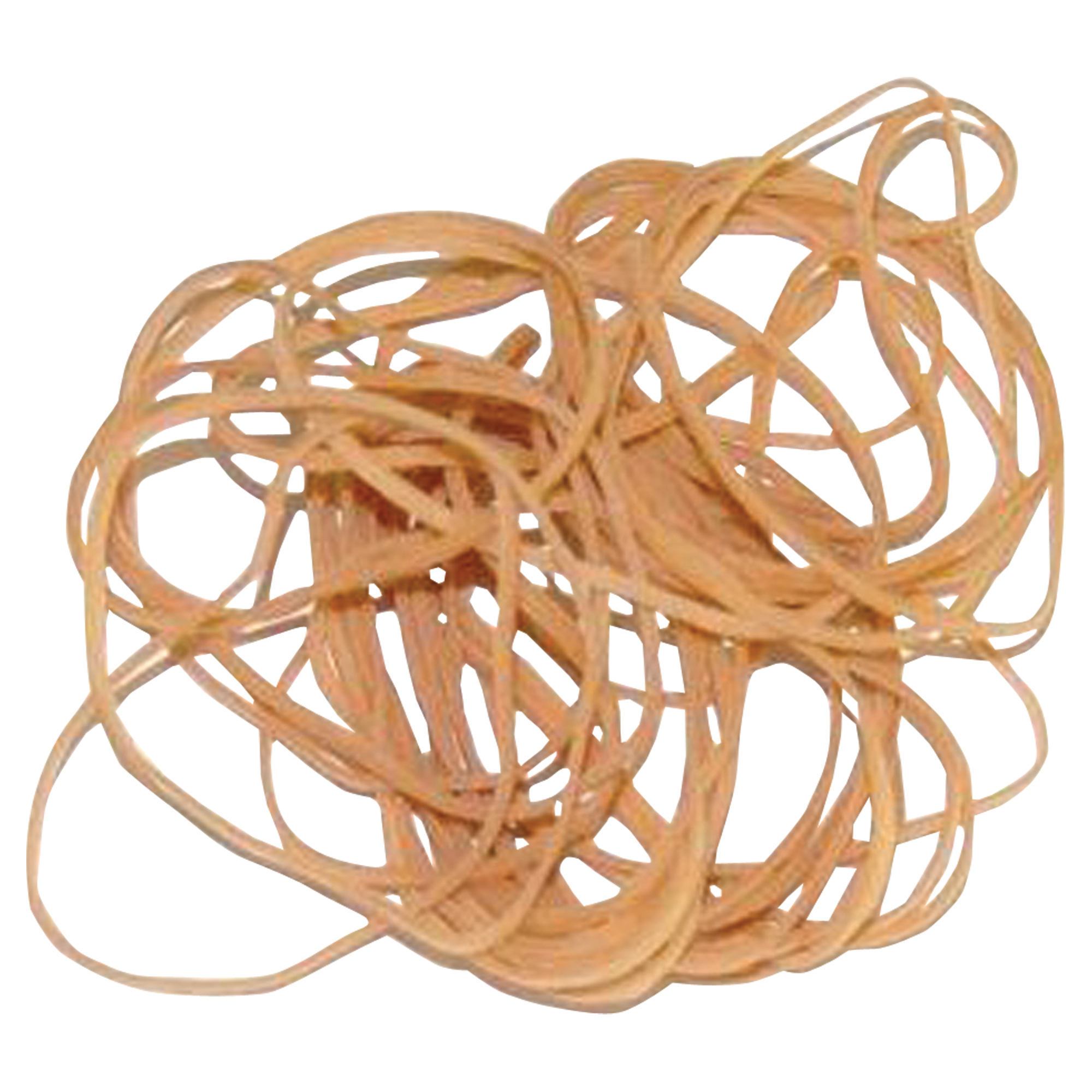 Rubber Bands, 1/16" x 3", Brown, 10 Lbs./Case