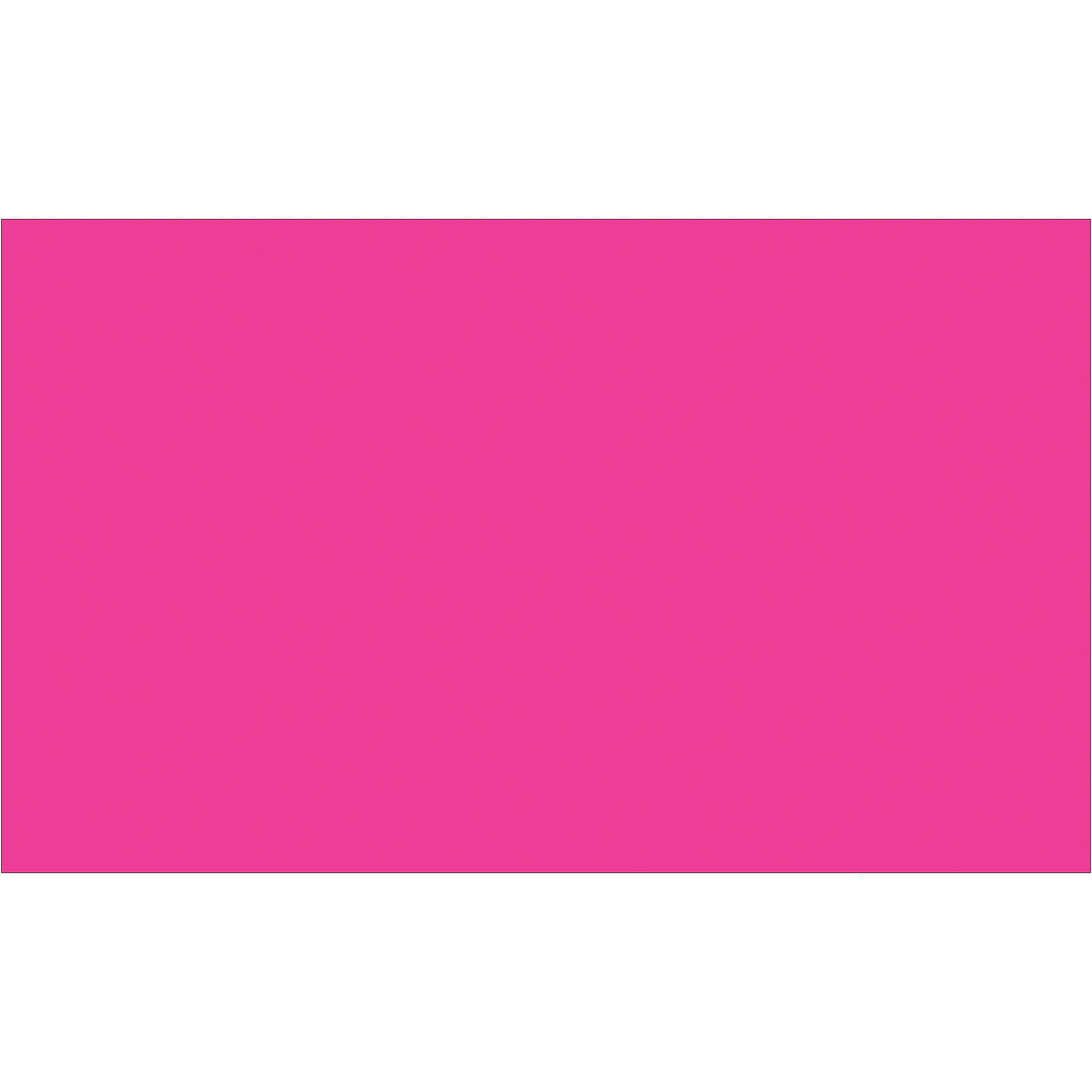 Tape Logic® Inventory Rectangle Labels, 3" x 5", Fluorescent Pink, 500/Roll