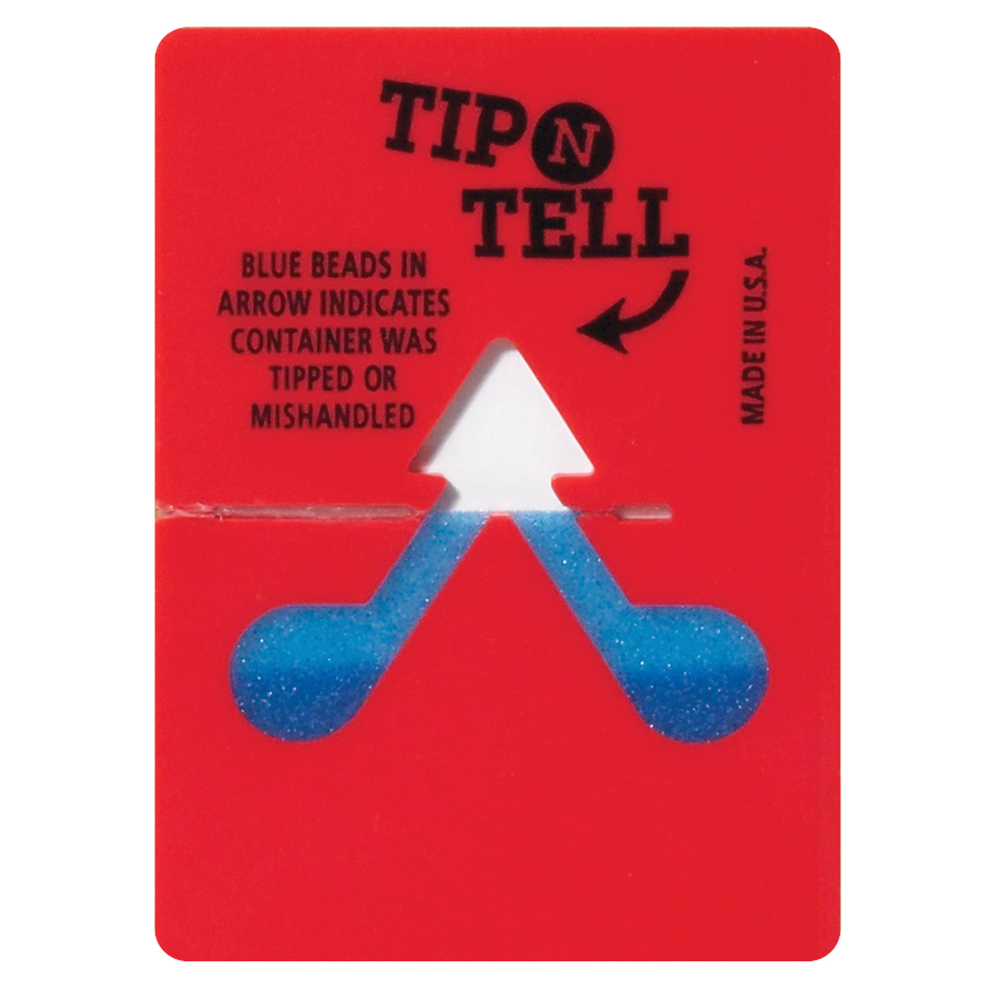 Tip-N-Tell® Indicator, Red, 100/Case