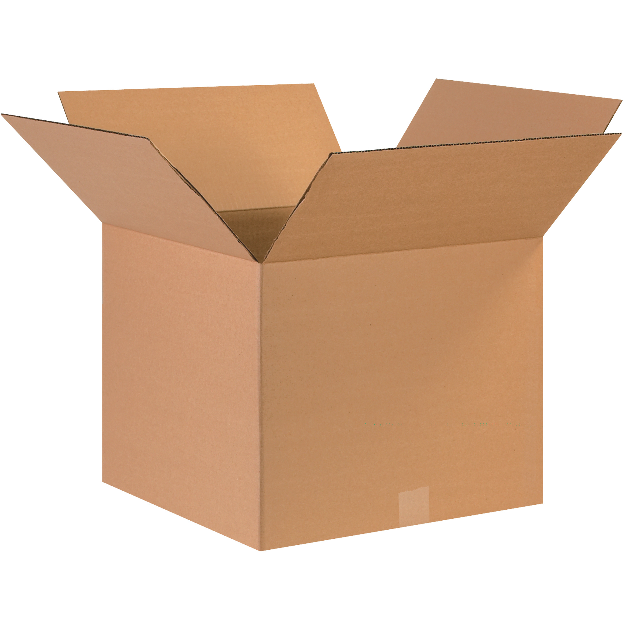 Corrugated Boxes, 17" x 17" x 14", Kraft, 25/Bundle; 125/Skid