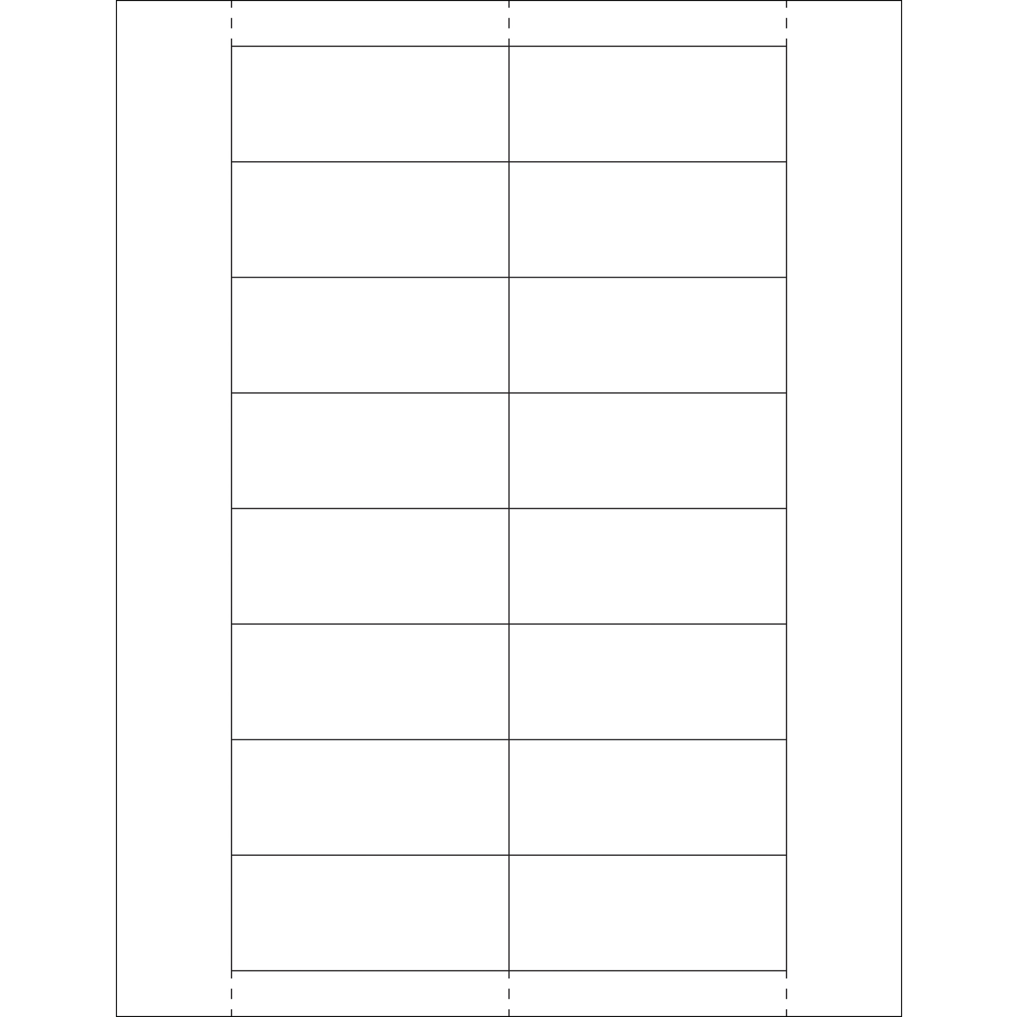 Plastic Label Holder Insert Cards, 1 1/4" x 3", White, 800/Case
